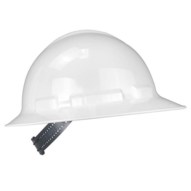 Radians QHP4-WHITE 4 Pt Pinlock Full Brim Hard Hat White