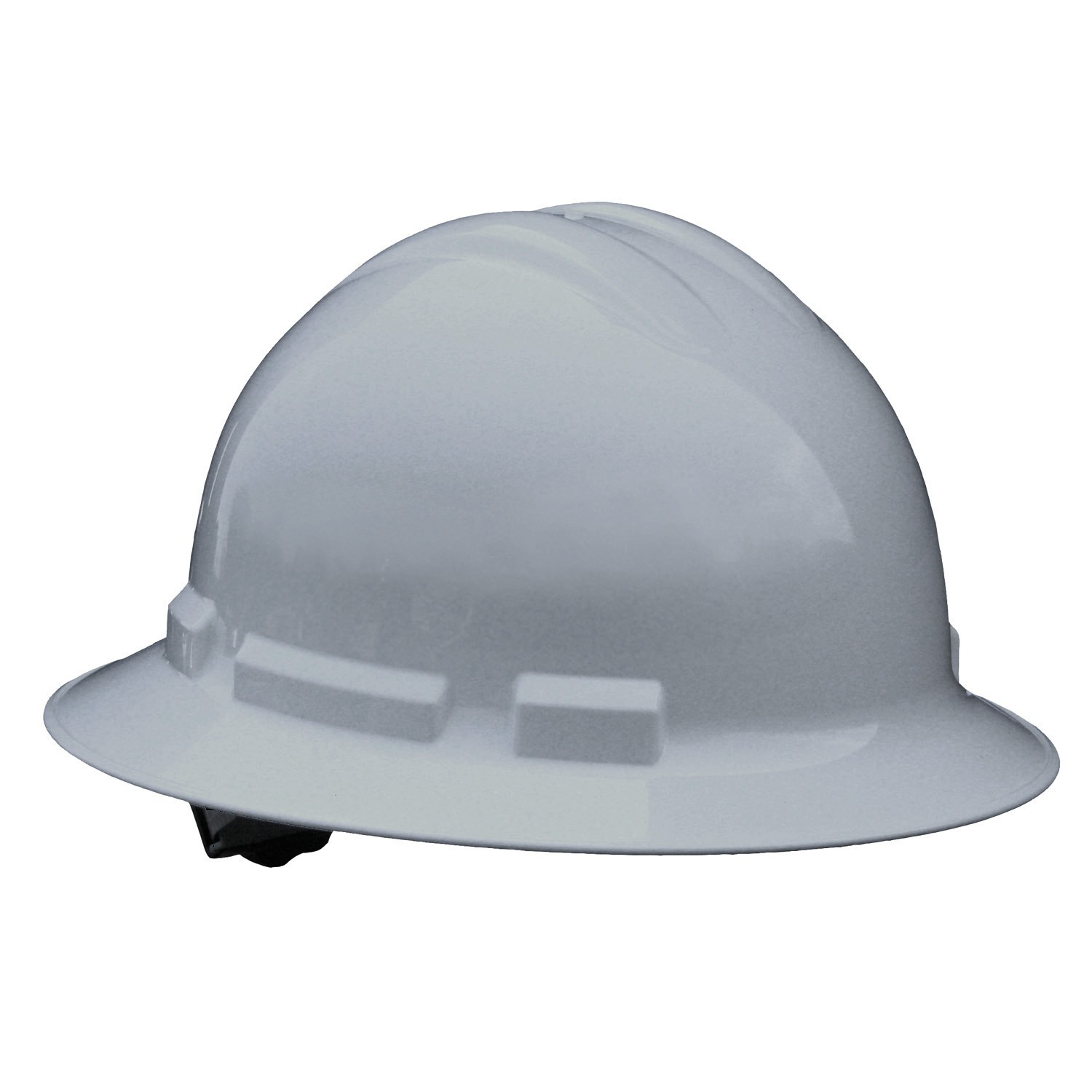 Radians QHR6-GRAY 6 Pt Ratchet Full Brim Hard Hat Gray