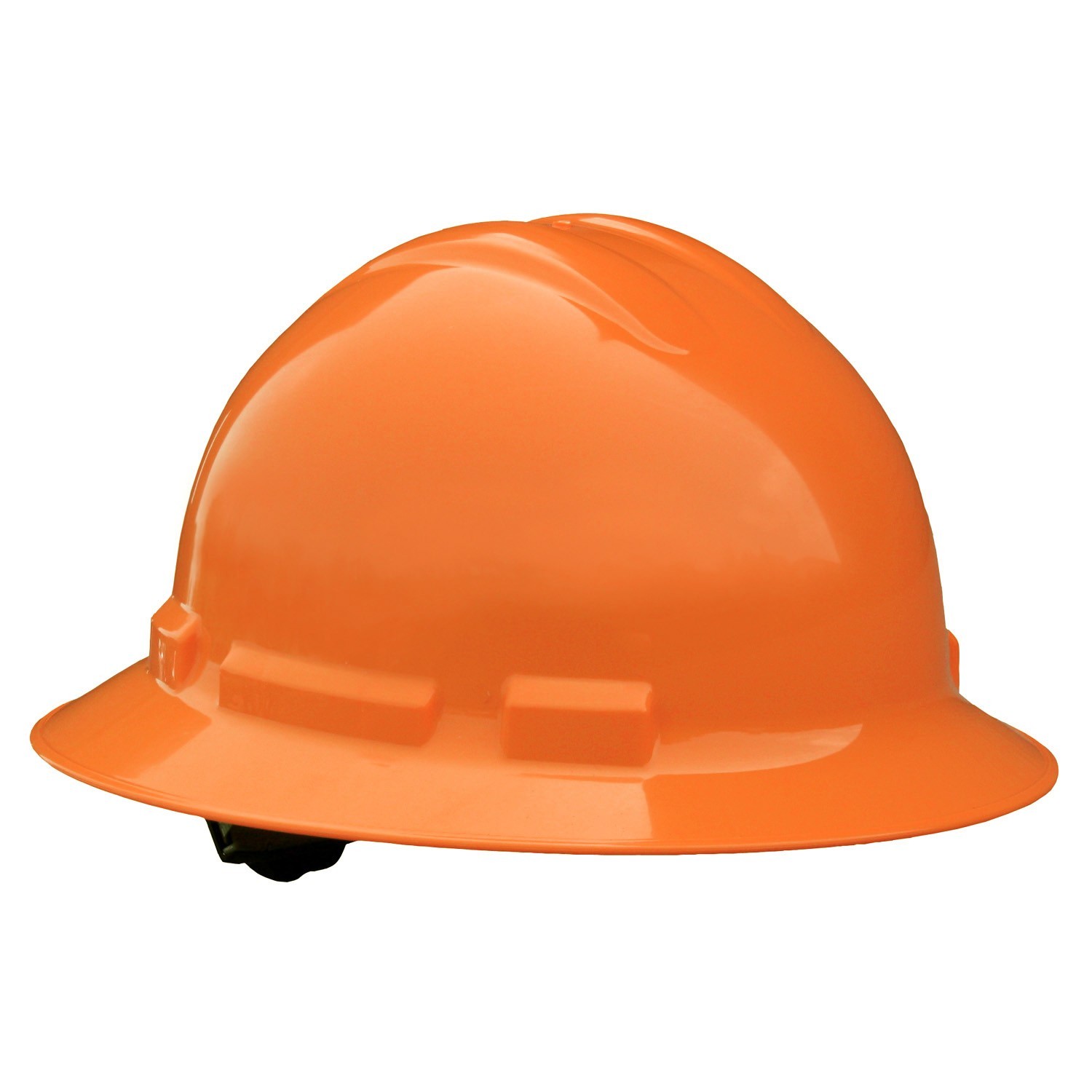 Radians QHR6-ORANGE 6 Pt Ratchet Full Brim Hard Hat Orange