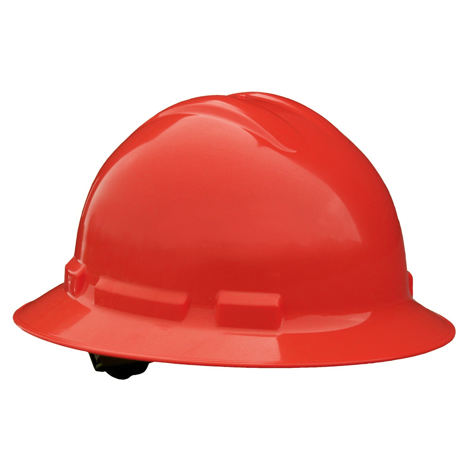 Radians QHR6-RED 6 Pt Ratchet Full Brim Hard Hat Red