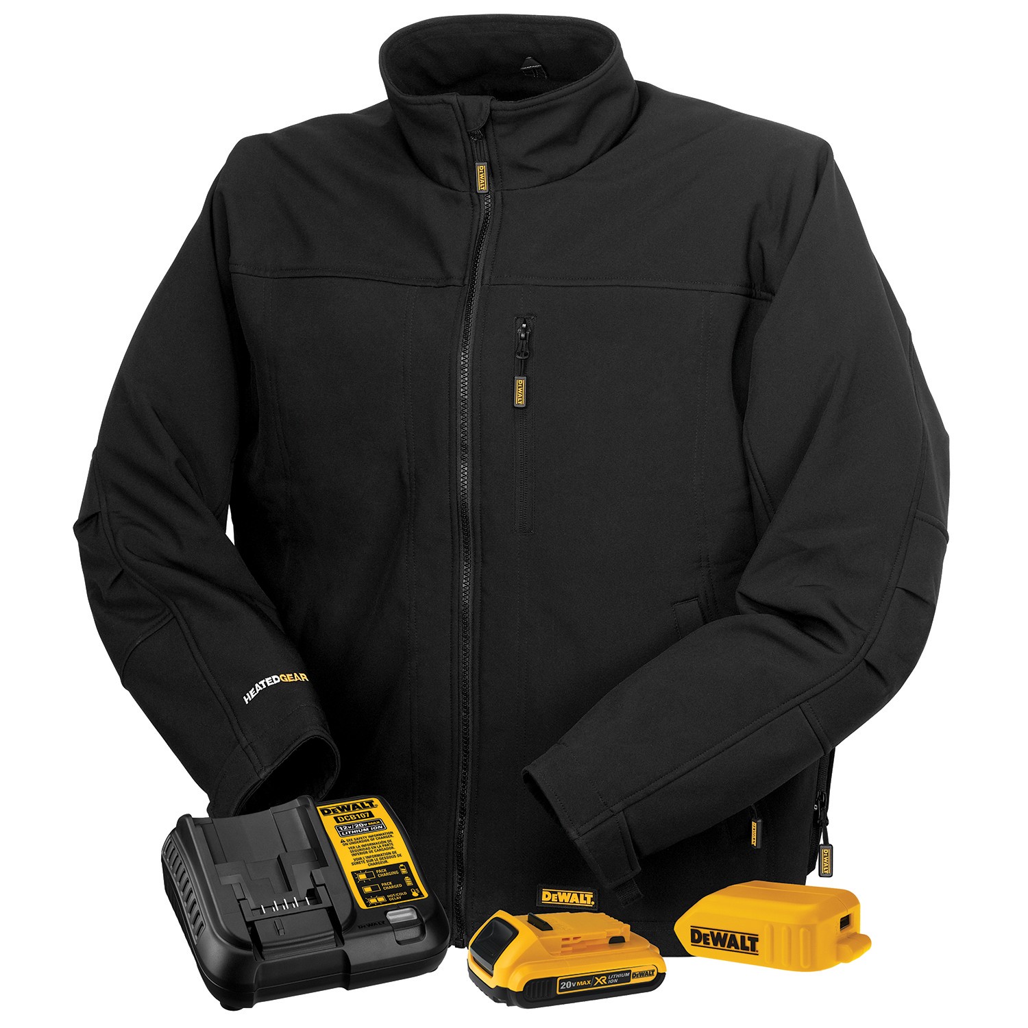 DeWalt DCHJ060ABD1 DEWALT Heated Jacket Kitted Black Heated Arm