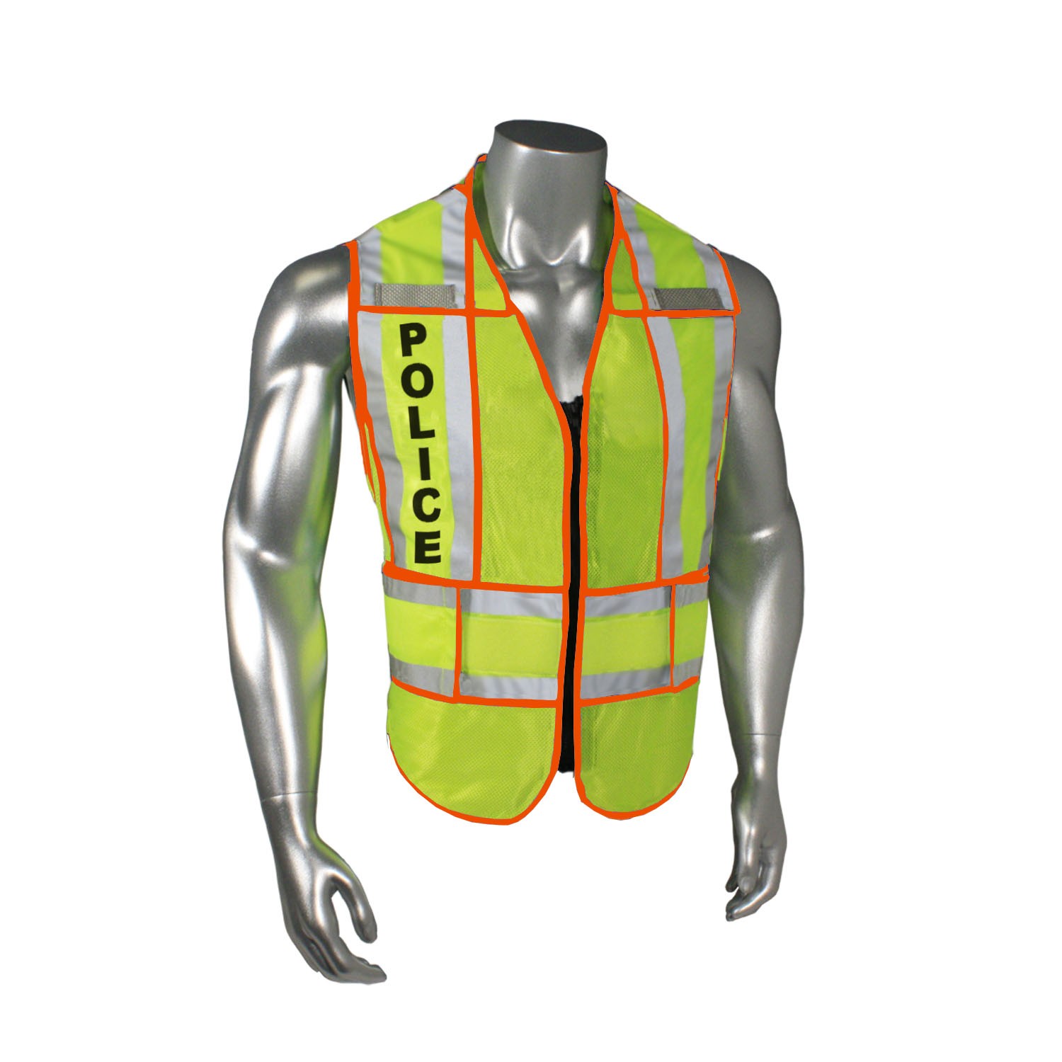 Radwear USA LHV-207-OSPT-POL-J Lime Vest