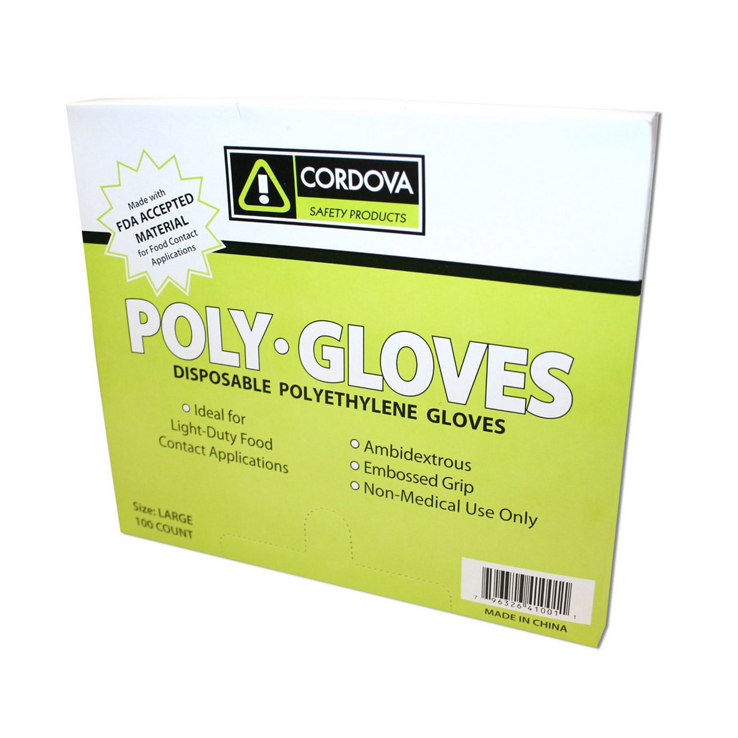 Cordova 4100L Disposable, Polybag, Low-Density