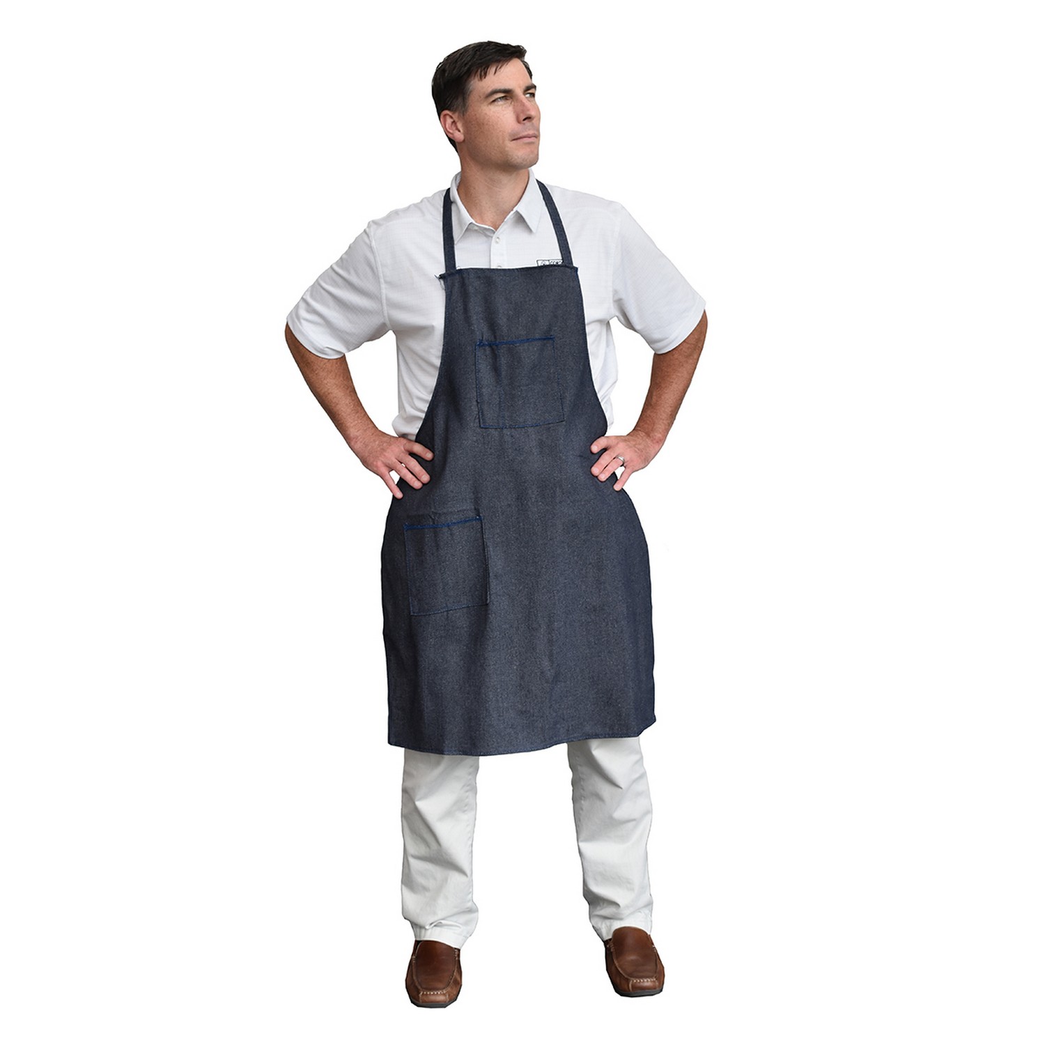 Cordova CORDA2T Apron, Denim, Sewn Ties, Two Pockets