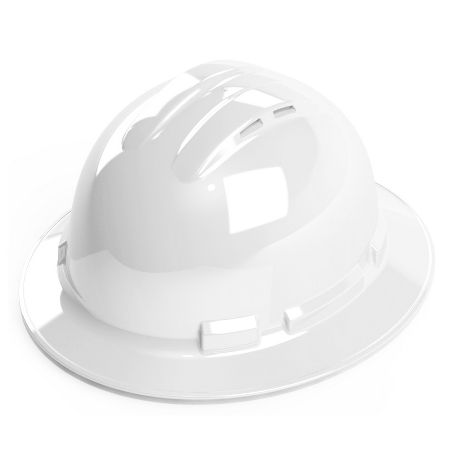 Cordova H34R1V Duo Safety, Hard Hat, Full Brim, 4-Point, Pinlock, Vented, White