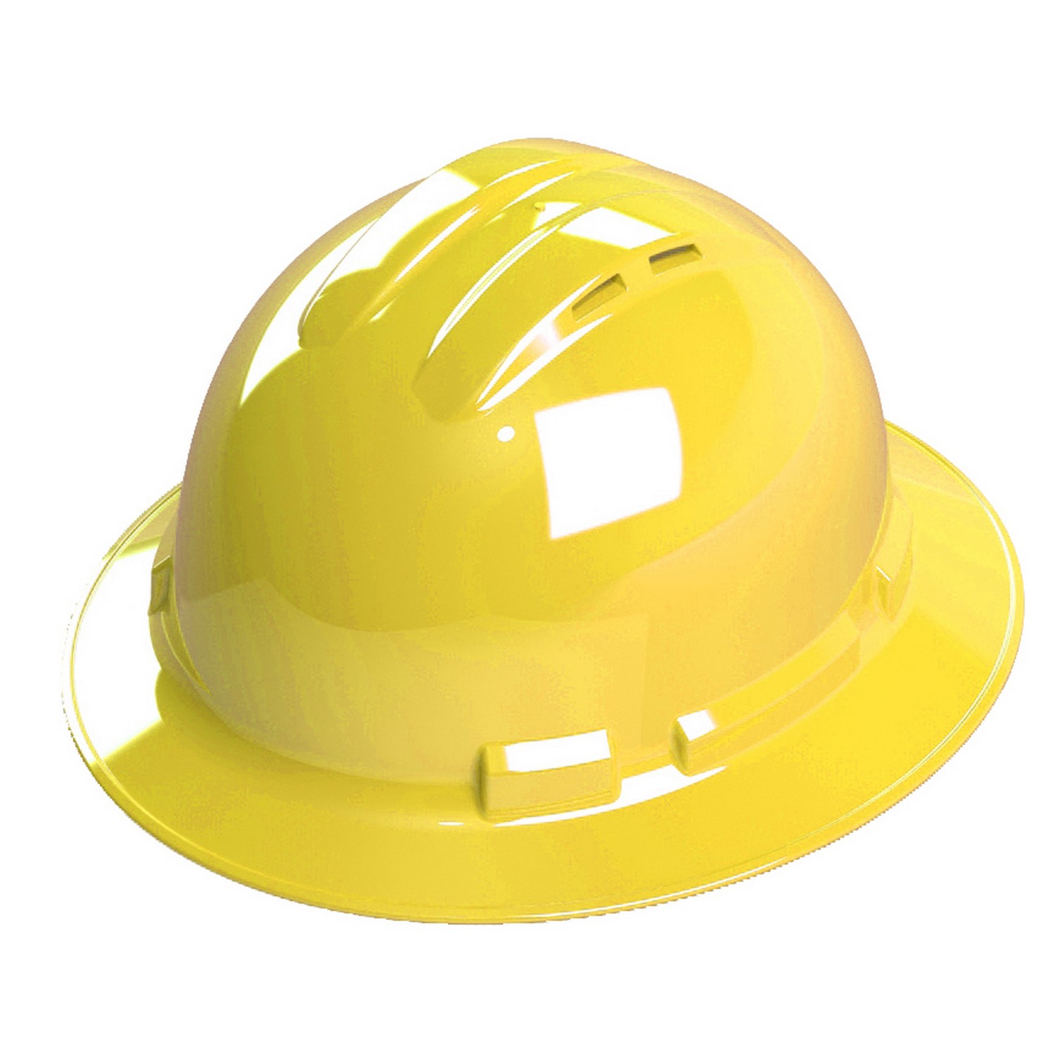 Cordova H34R2V Duo Safety, Hard Hat, Full Brim, 4-Point, Pinlock, Vented, Yellow