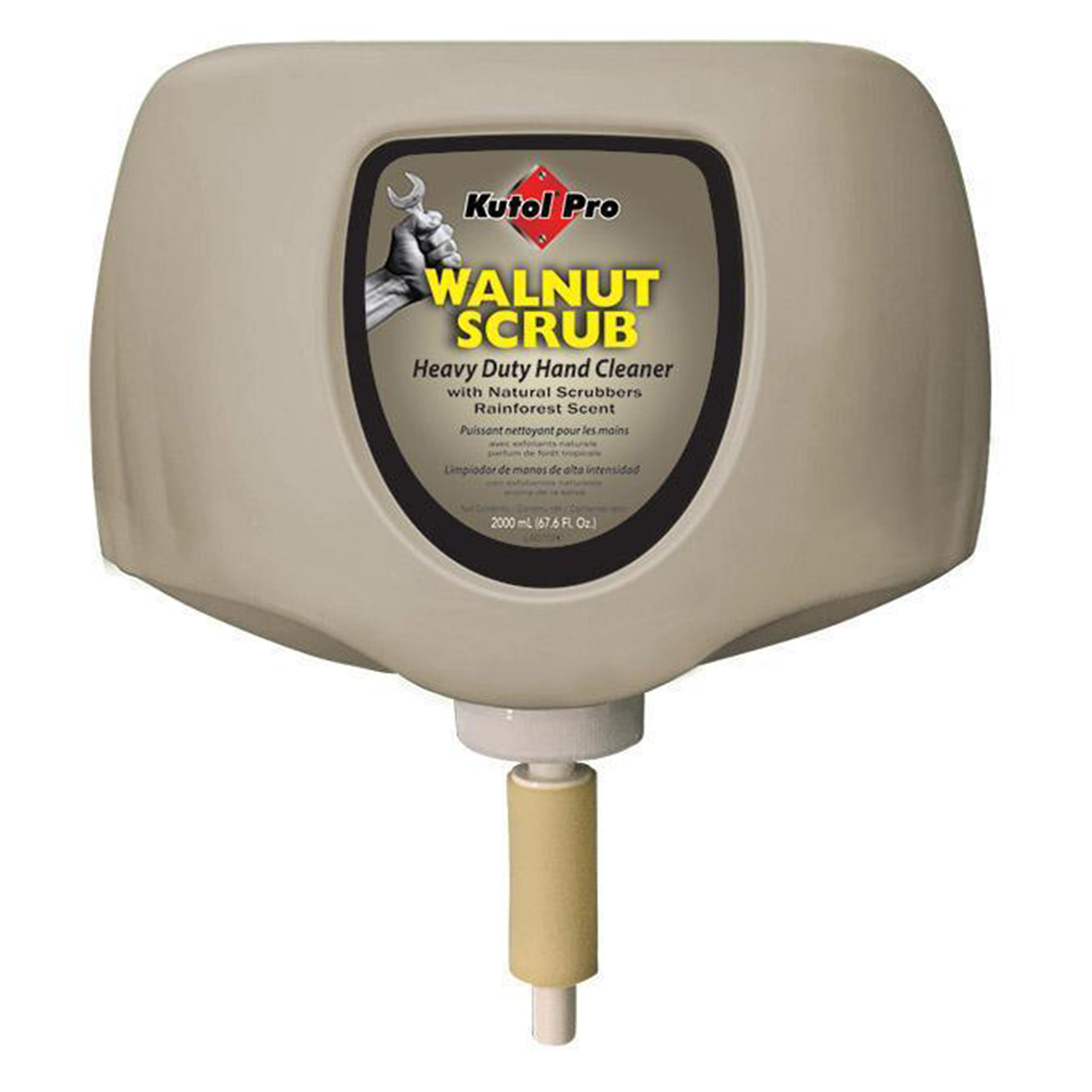 Kutol 4767 Walnut Scrub with Natural Scrubbers 2L Per Cartridge