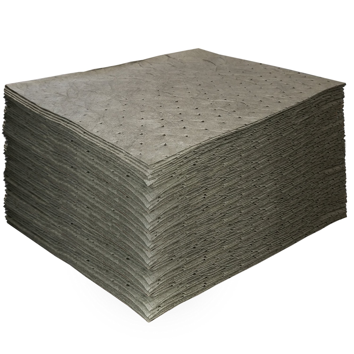 ABS11779 15" X 18" Universal Gray Absorbent Medium Weight Pad 100/Bag