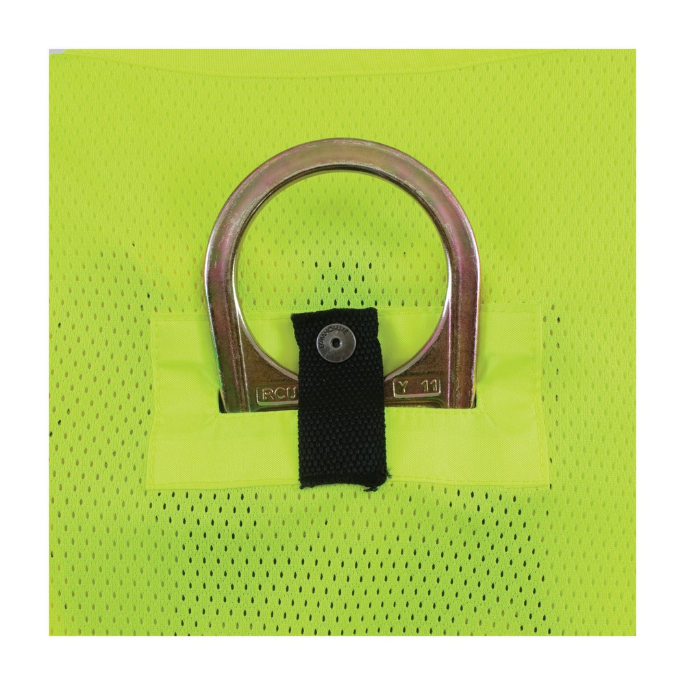 PIP 302-0600D ANSI Type R Class 2 Two-Tone Mesh Vest with "D" Ring Access Yellow