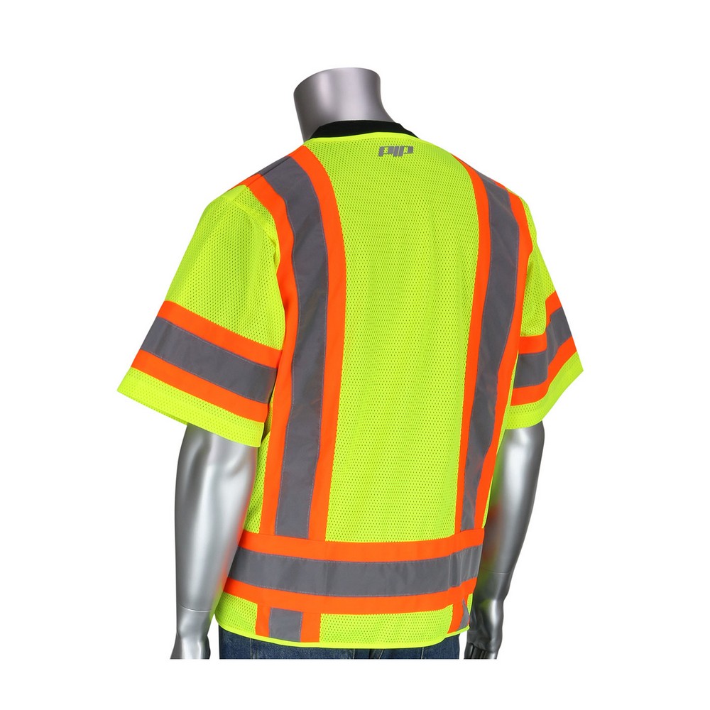 PIP 313-1300 ANSI Type R Class 3 Long Sleeve T-Shirt Hi-Vis Orange