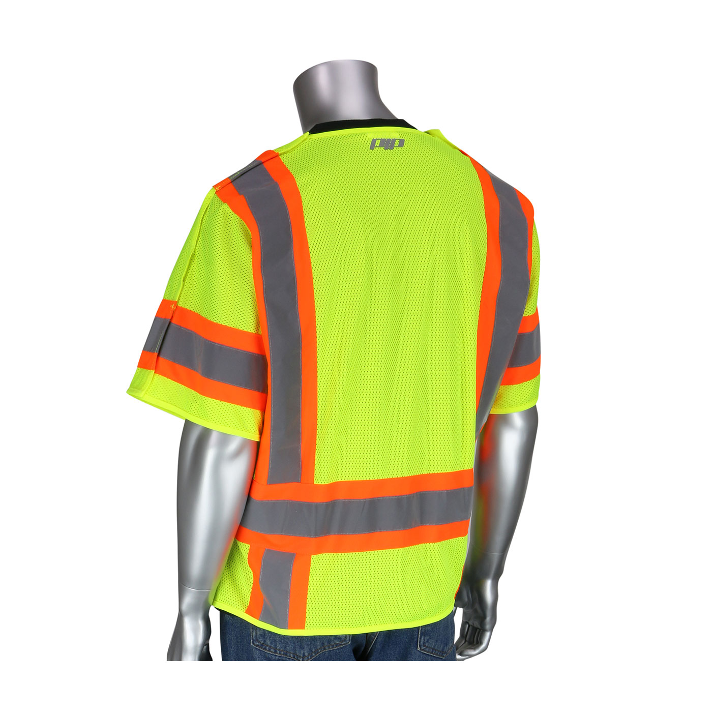 PIP 313-1400 ANSI Class and CAN/CSA Z96 X-Back Short Sleeve T-Shirt Hi-Vis Yellow