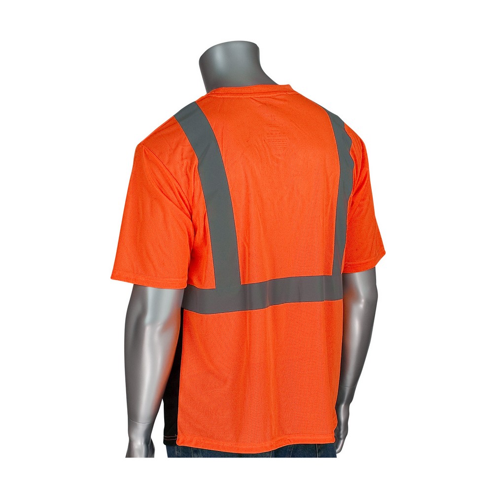 PIP 333-1762 ANSI Type R Class 3 Value Bomber Jacket with Zip-Out Fleece Liner Hi-Vis Orange
