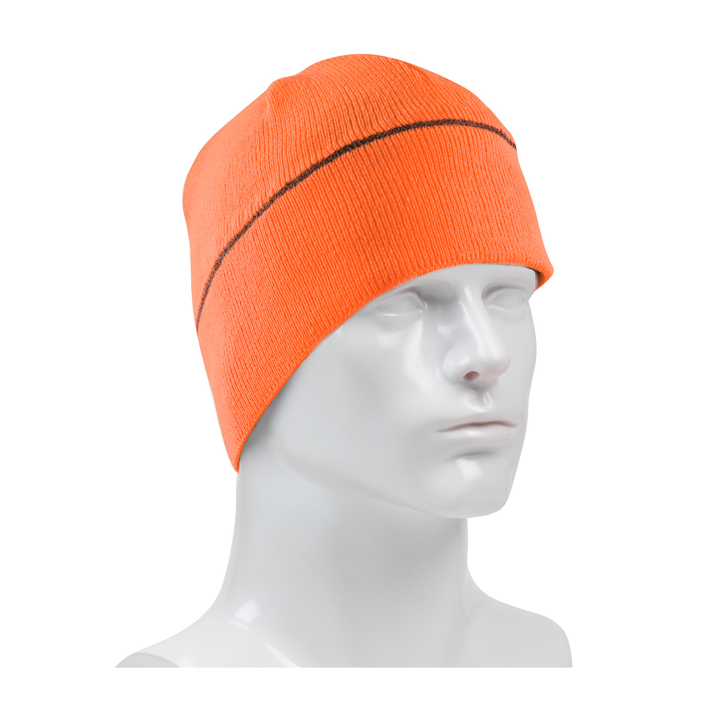 PIP 360-BEANNIE Hi-Vis Winter Beannie Cap with Reflective Stripe Hi-Vis Orange