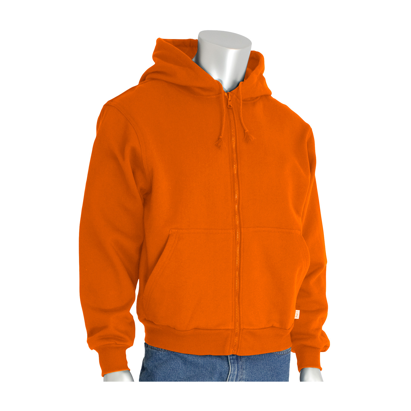 PIP 385-FRZH AR/FR Fleece Zip Hoodie Orange