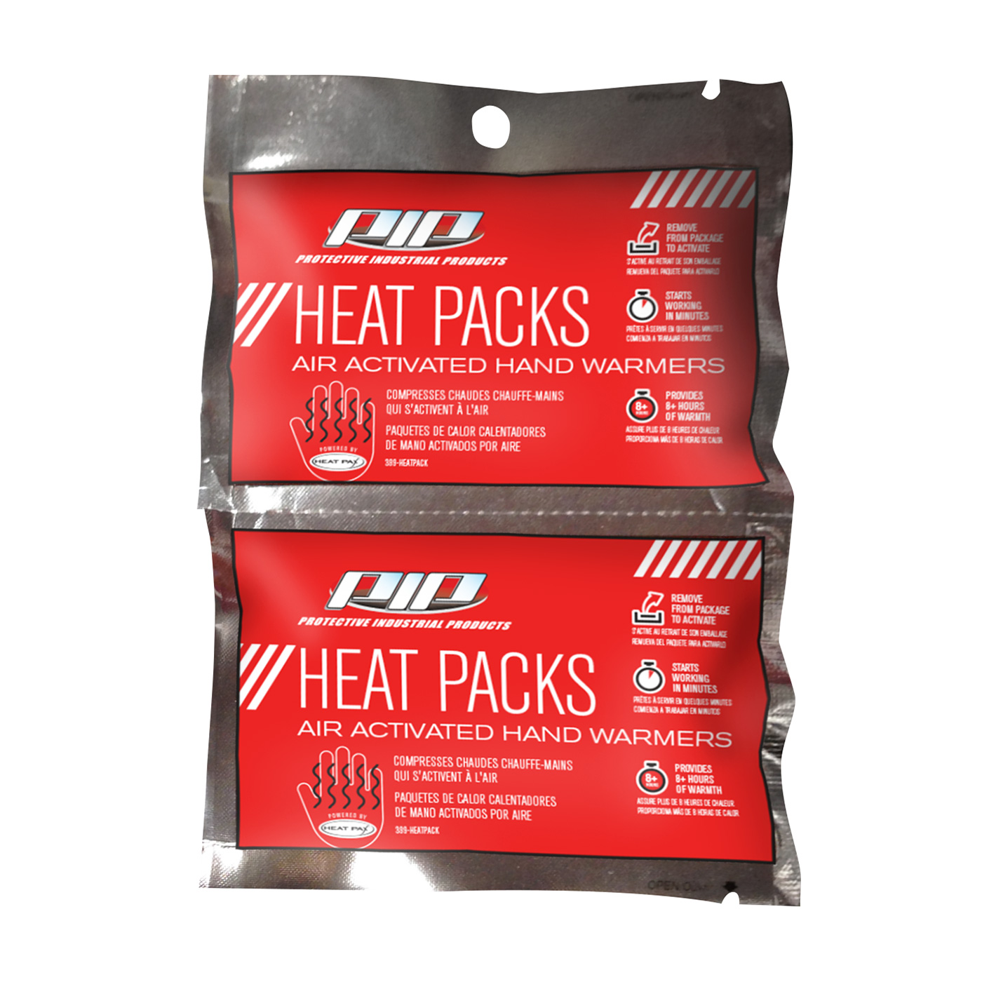 PIP 399-HEATPACK Heat Packs - Air Activated Hand Warmers Orange