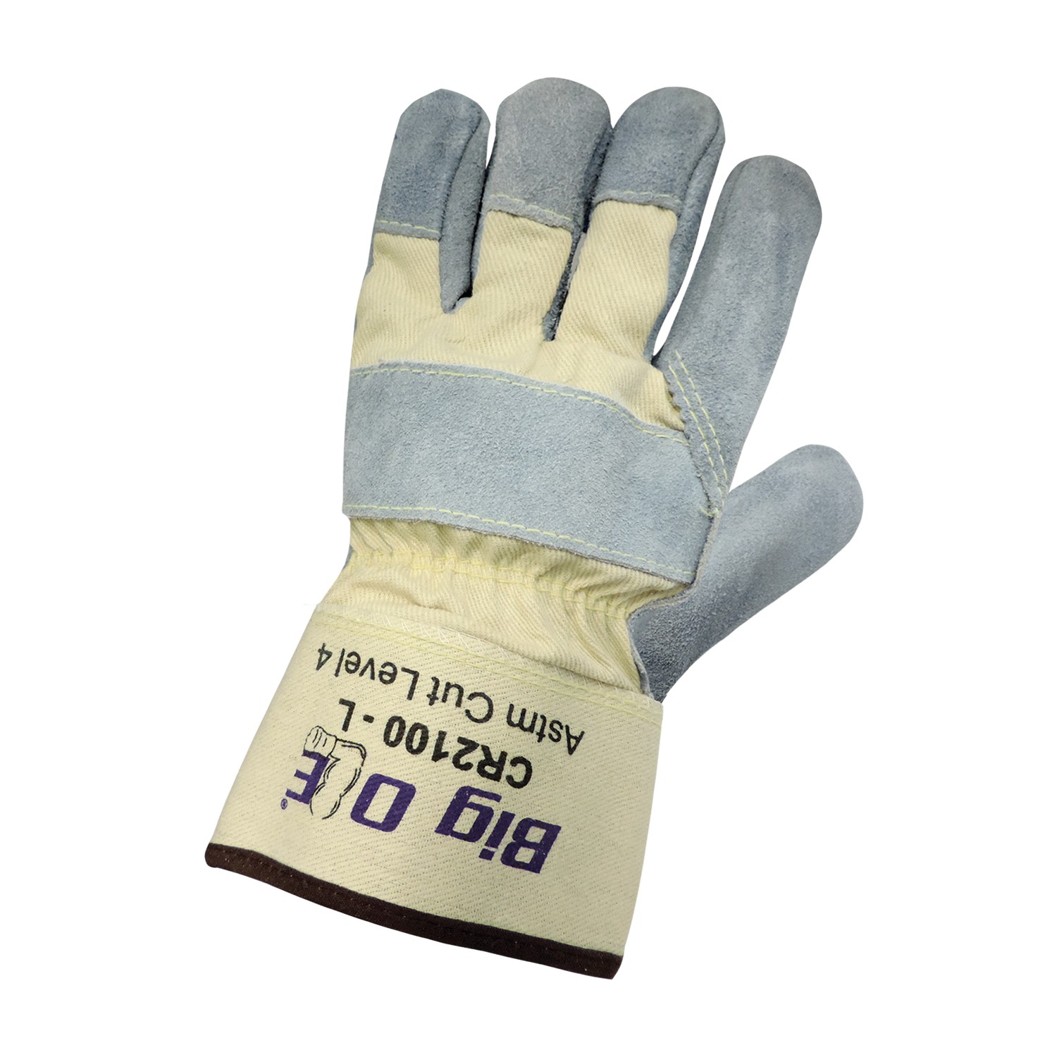 Global Glove CR2100 - Big Ole - Premium Leather Palm Gloves, Cut Resistant Glove, A4