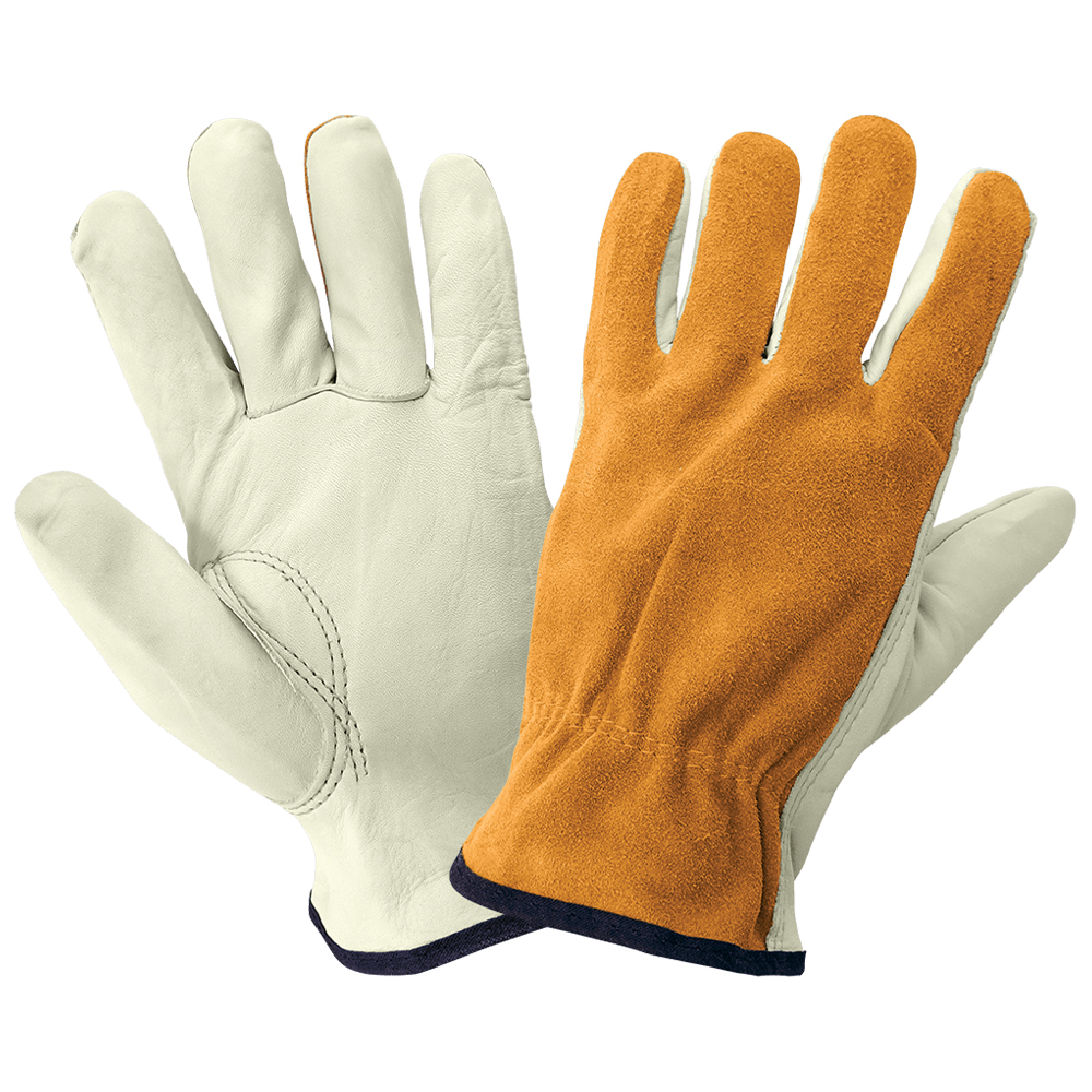 Global Glove 3200BS - Premium Cowhide Leather Drivers Style Gloves