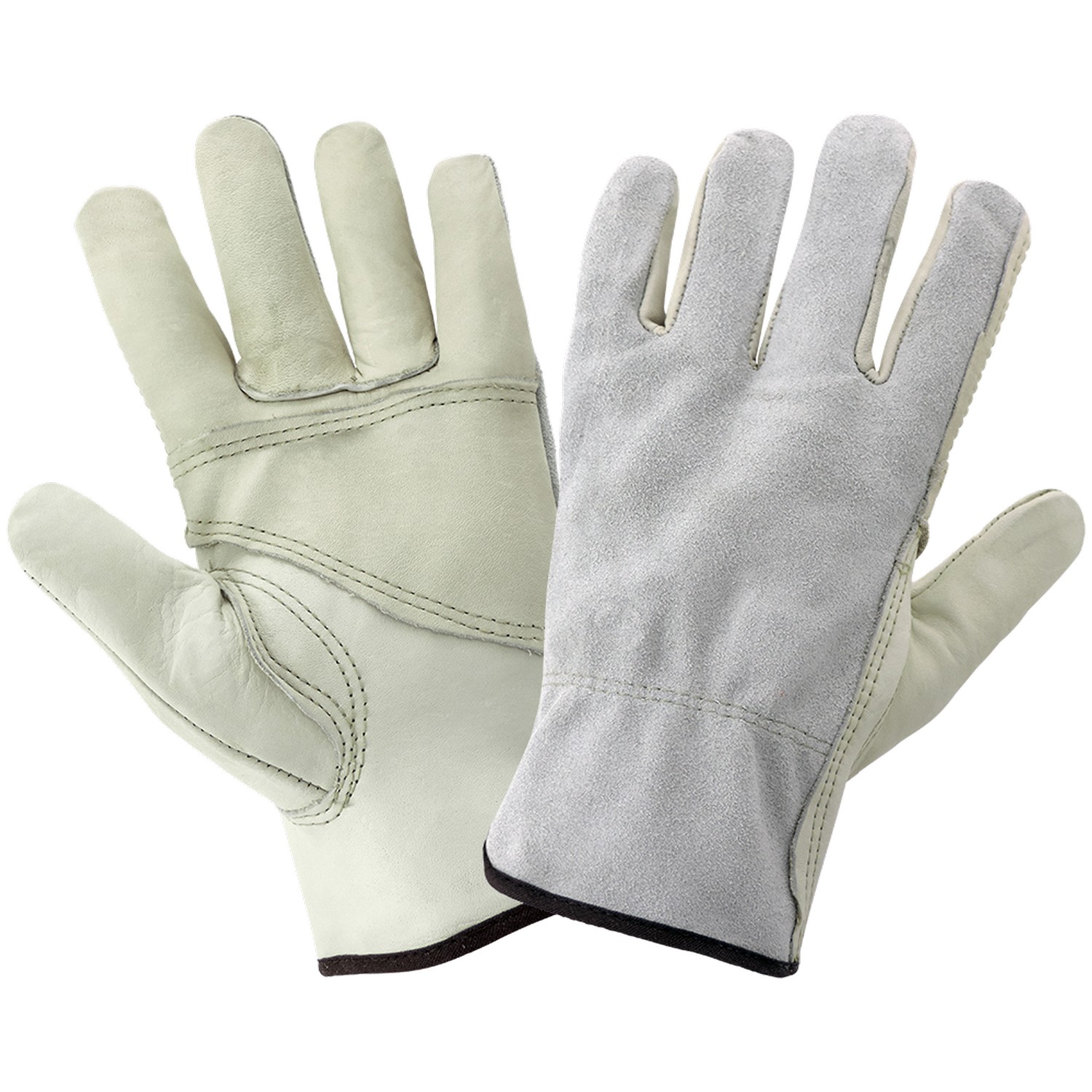 Global Glove 3200PP - Economy Patch Palm Leather Gloves