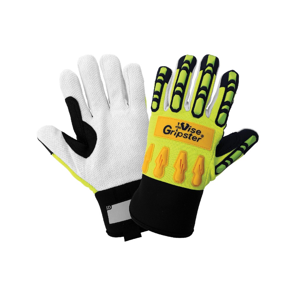 Global Glove SG9944 - Vise Gripster - High-Visibility TPR Impact Resistant Gloves