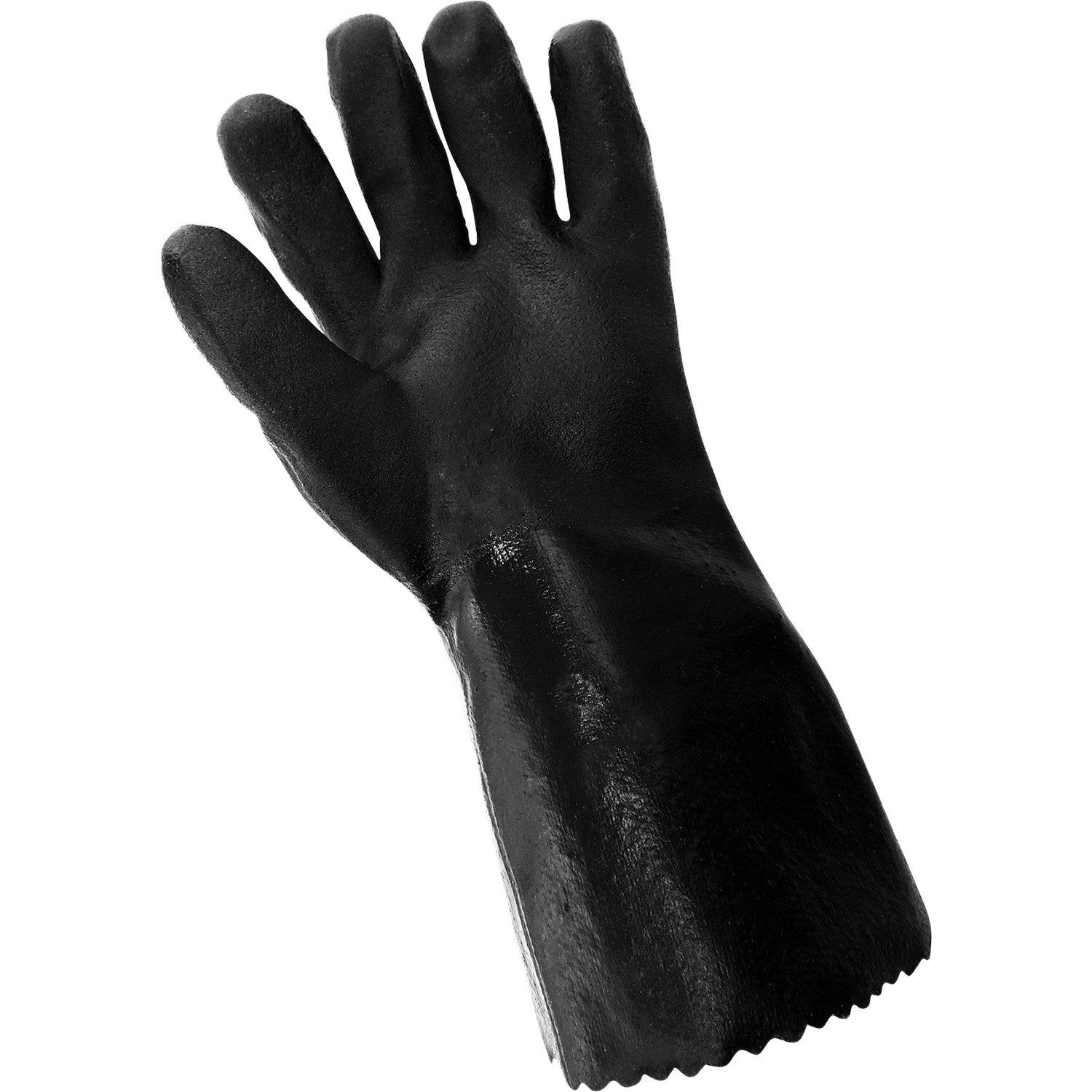 Global Glove 714R - 14" Premium Double-Dipped PVC Gloves
