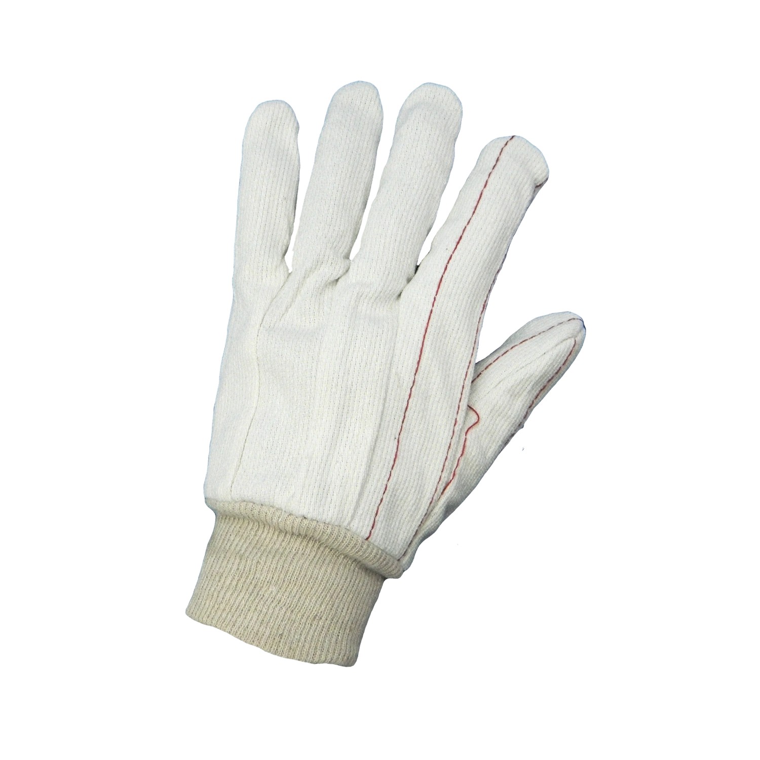 Global Glove C18C - Bleached White Cotton Corded Gloves