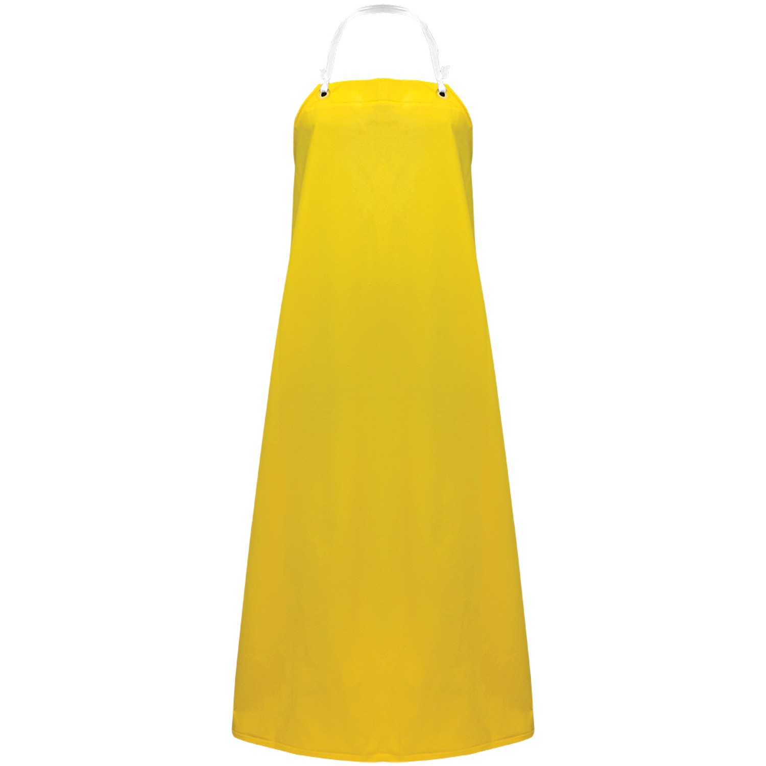 Global Glove A355Y - Industrial Yellow PVC on Polyester Apron