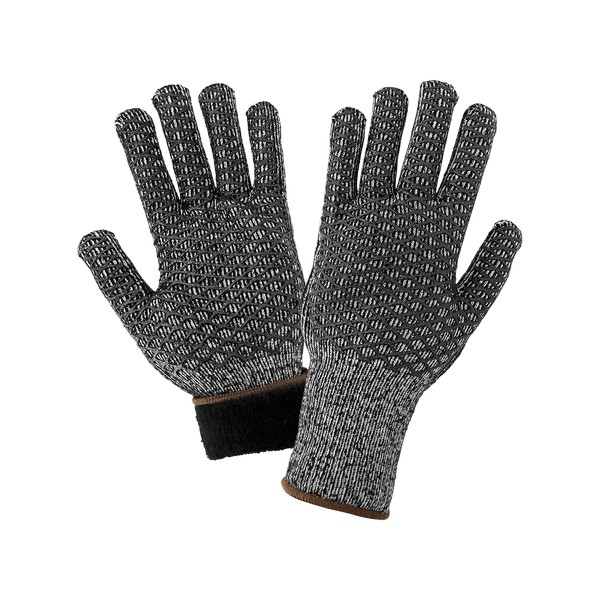 Global Glove T800HC - Acrylic Terrycloth Patterned PVC Gloves (GGLT800HC)