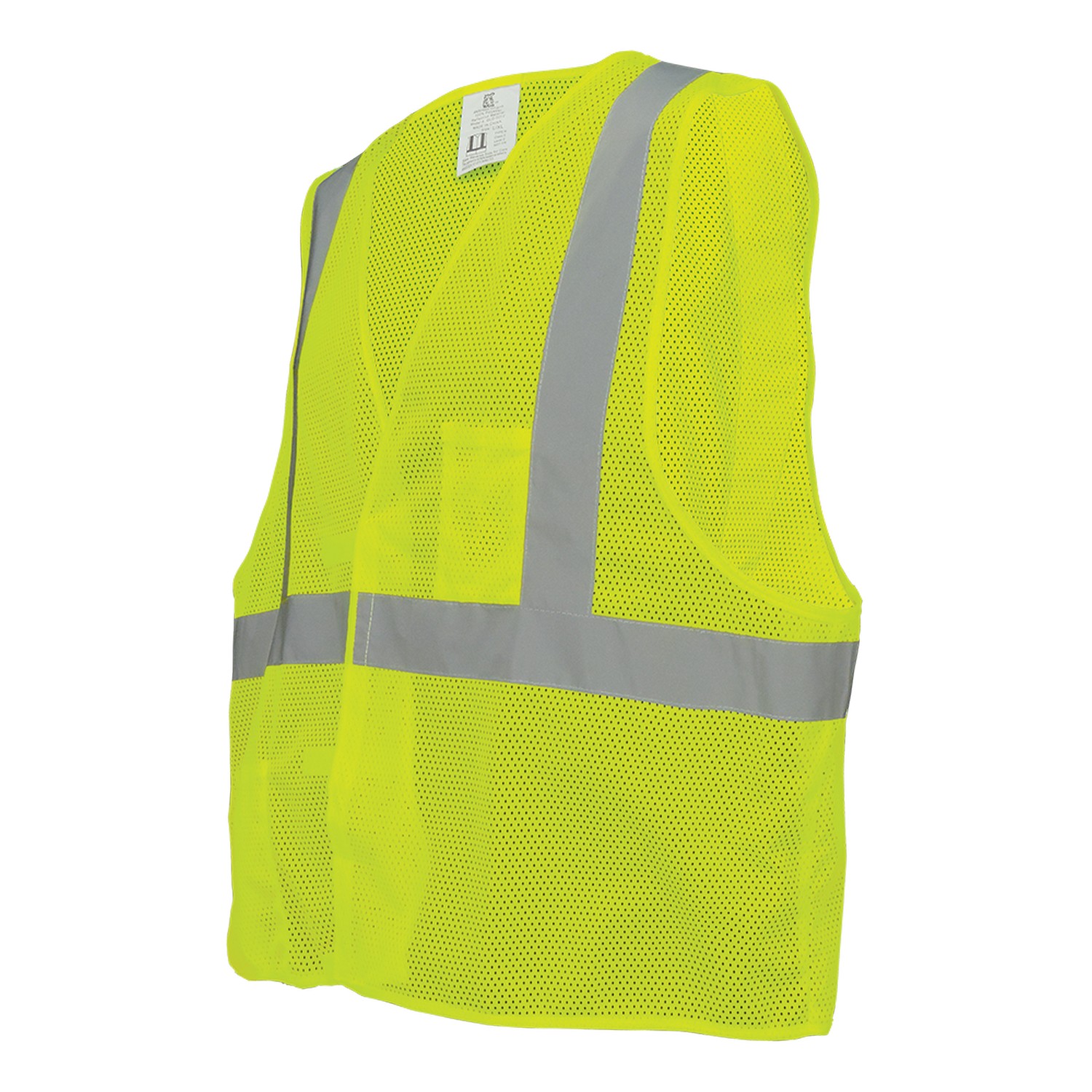 Global Glove GLO-001V - FrogWear HV - High-Visibility Lightweight Mesh Polyester Safety Vest