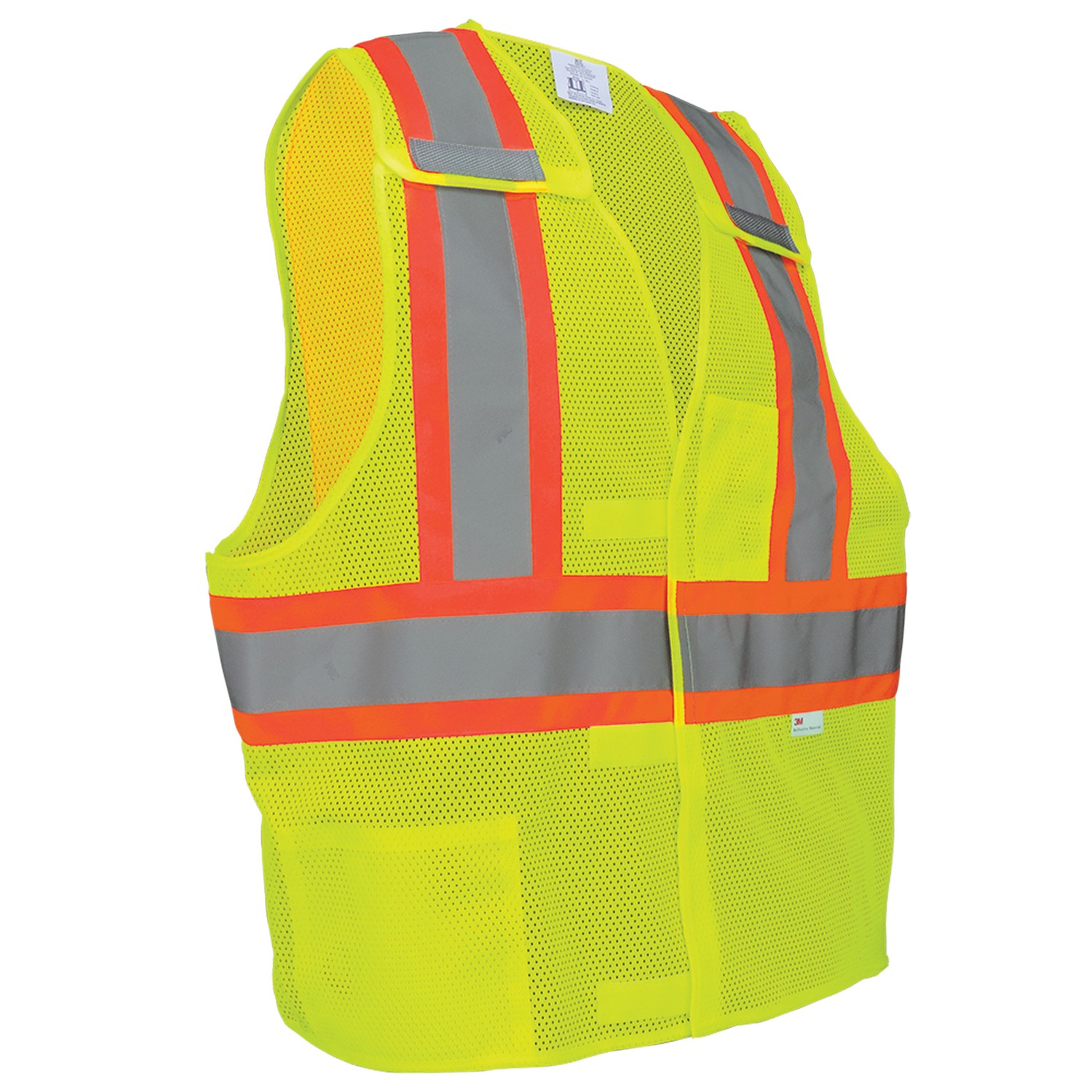Global Glove GLO-002BA - FrogWear HV - High-Visibility Polyester Breakaway Safety Vest