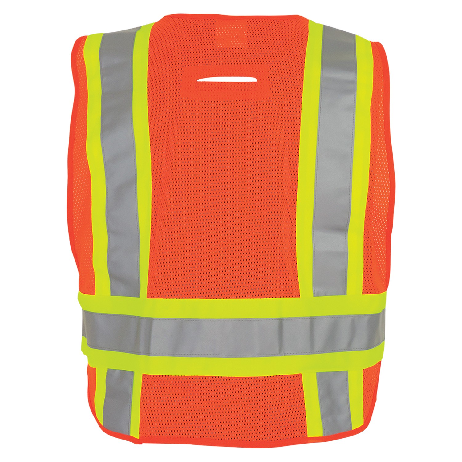 Global Glove GLO-005ADJ -FrogWear HV - High-Visibility Lightweight Mesh Polyester Adjustable Safety Vest