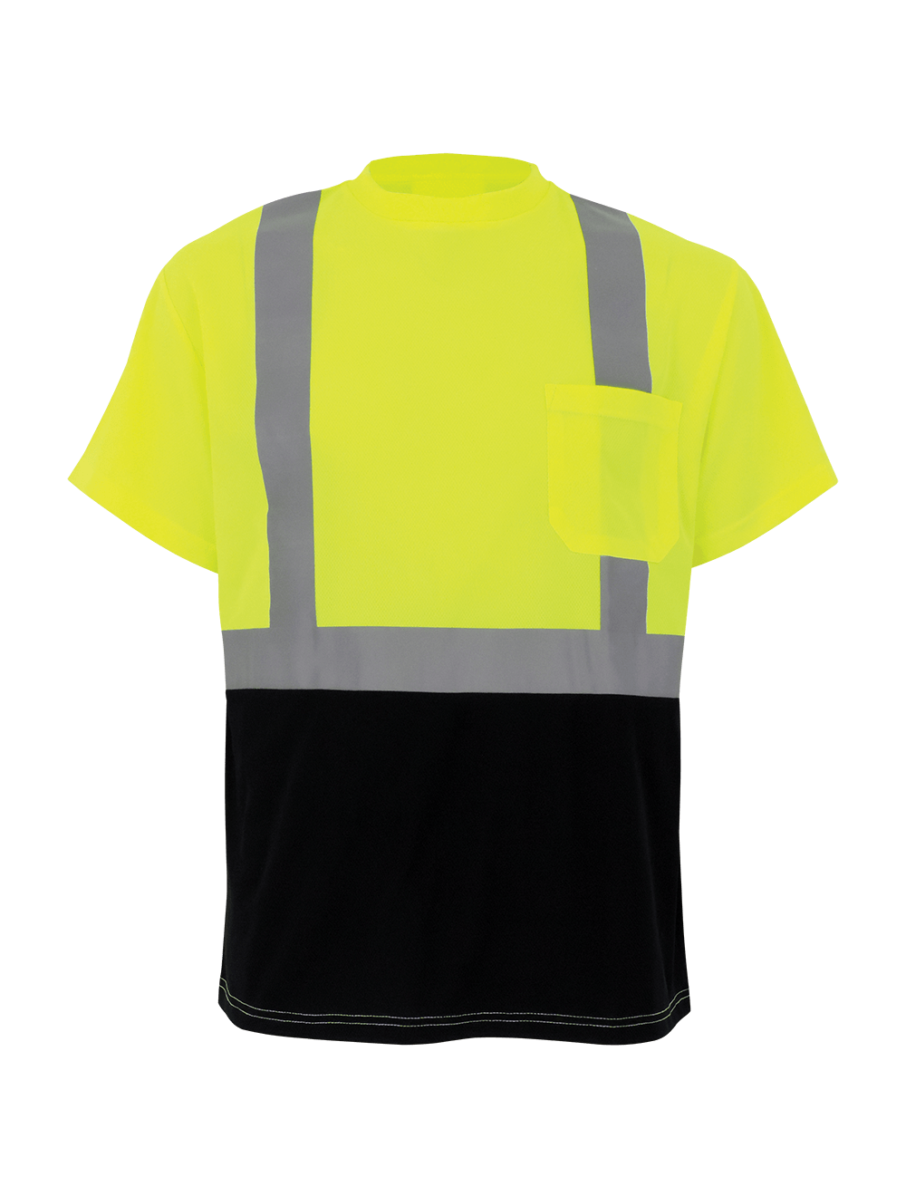 Global Glove GLO-007B - FrogWear HV - High-Visibility Self-Wicking Short Sleeved Shirt