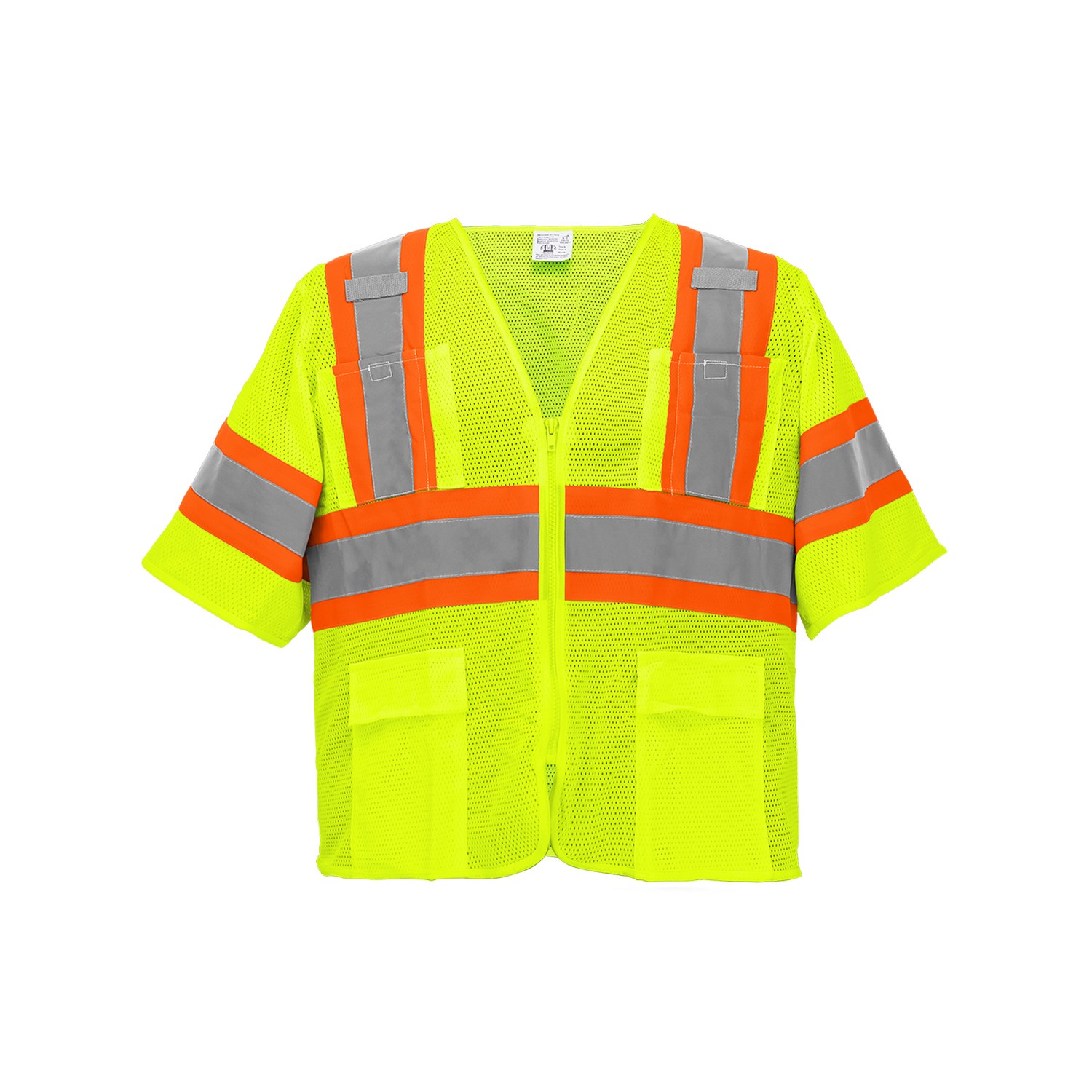 Global Glove GLO-0135 - FrogWear HV - High-Visibility Mesh Polyester Surveyors Safety Vest