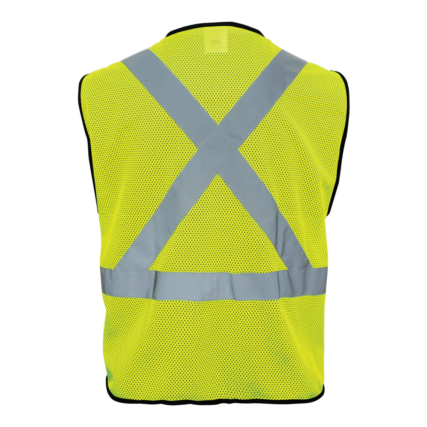Global Glove GLO-019 - FrogWear HV - High-Visibility Yellow/Green Polyester Safety Vest