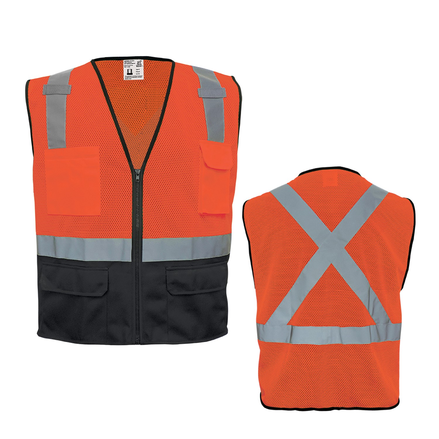 Global Glove GLO-049 - FrogWear HV - High-Visibility Lightweight Mesh Polyester Safety Vest