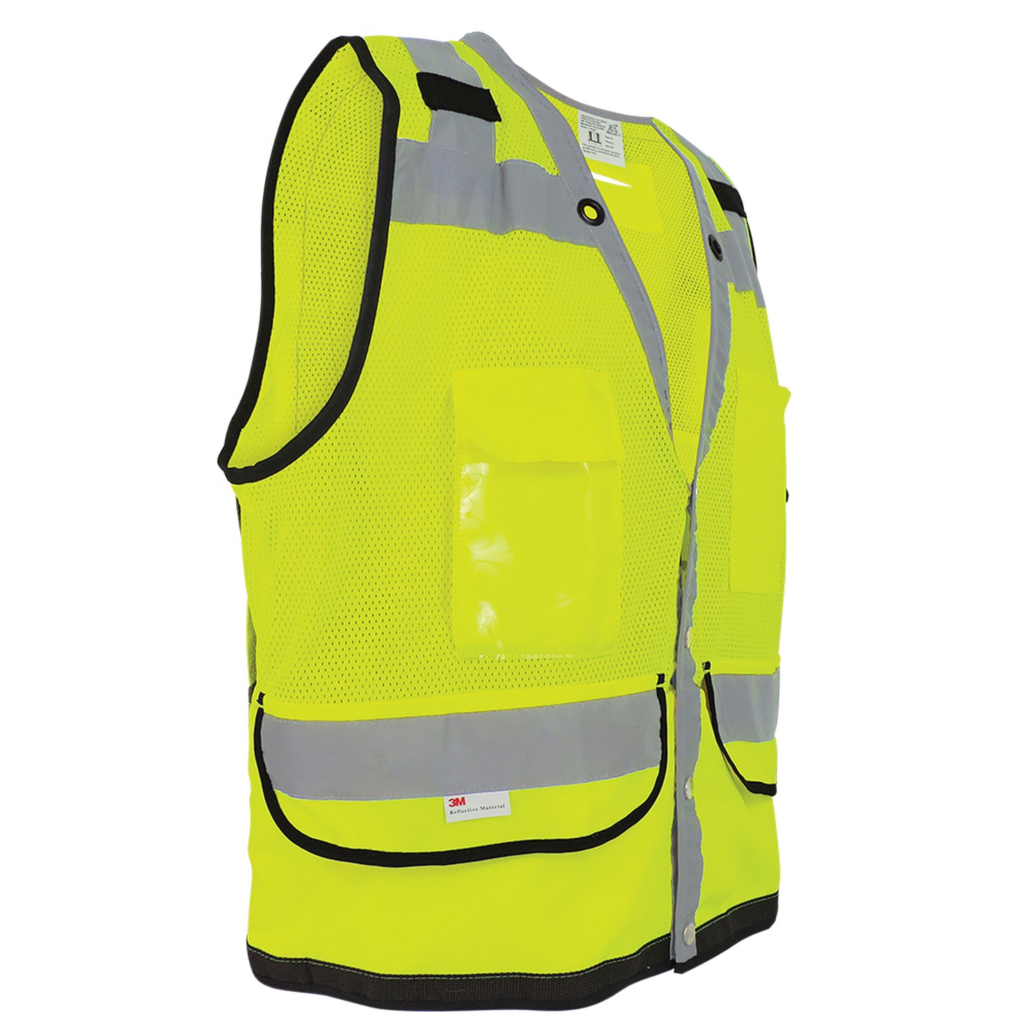 Global Glove GLO-059 FrogWear HV High-Visibility Premium Surveyors  Safety Vest