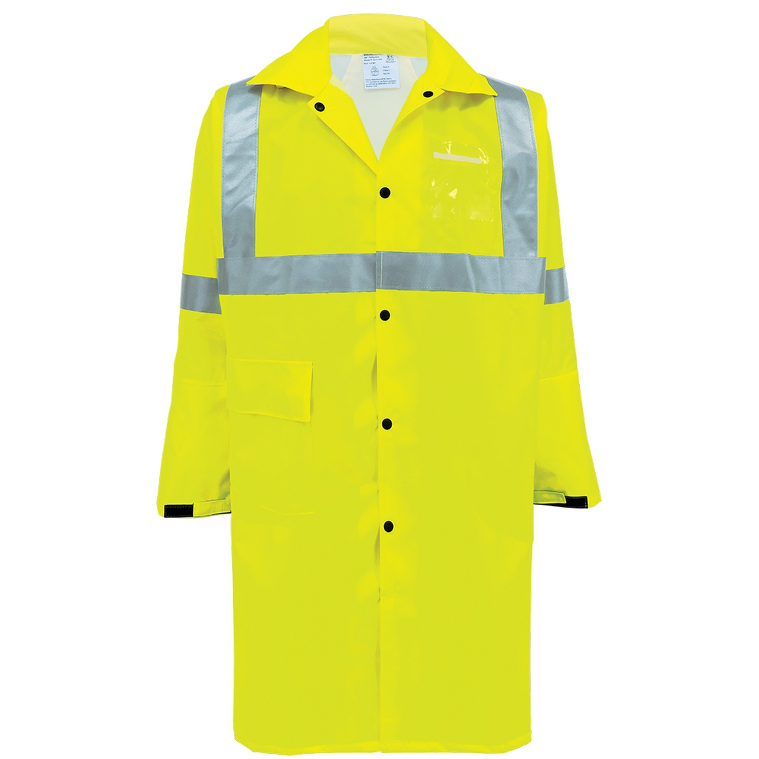 Global Glove GLO-1450 - FrogWear HV - High-Visibility Yellow/Green Duster Jacket