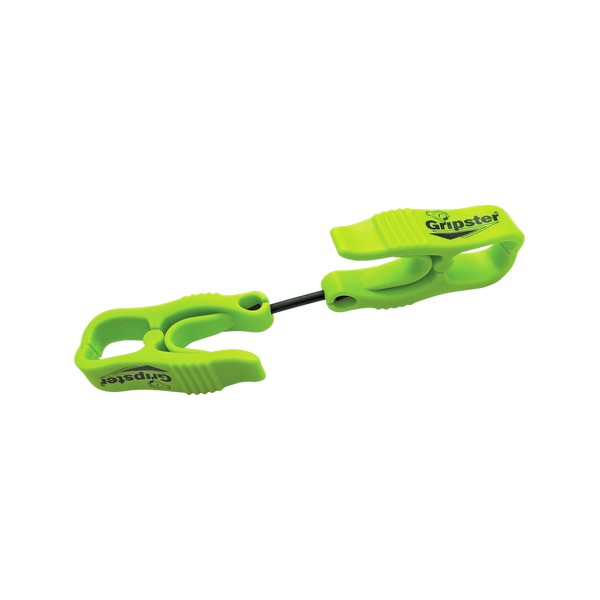 Global Glove Z2 - Gripster - Dual-Ended High-Visibility Yellow/Green Glove Clip (GGLZ2)