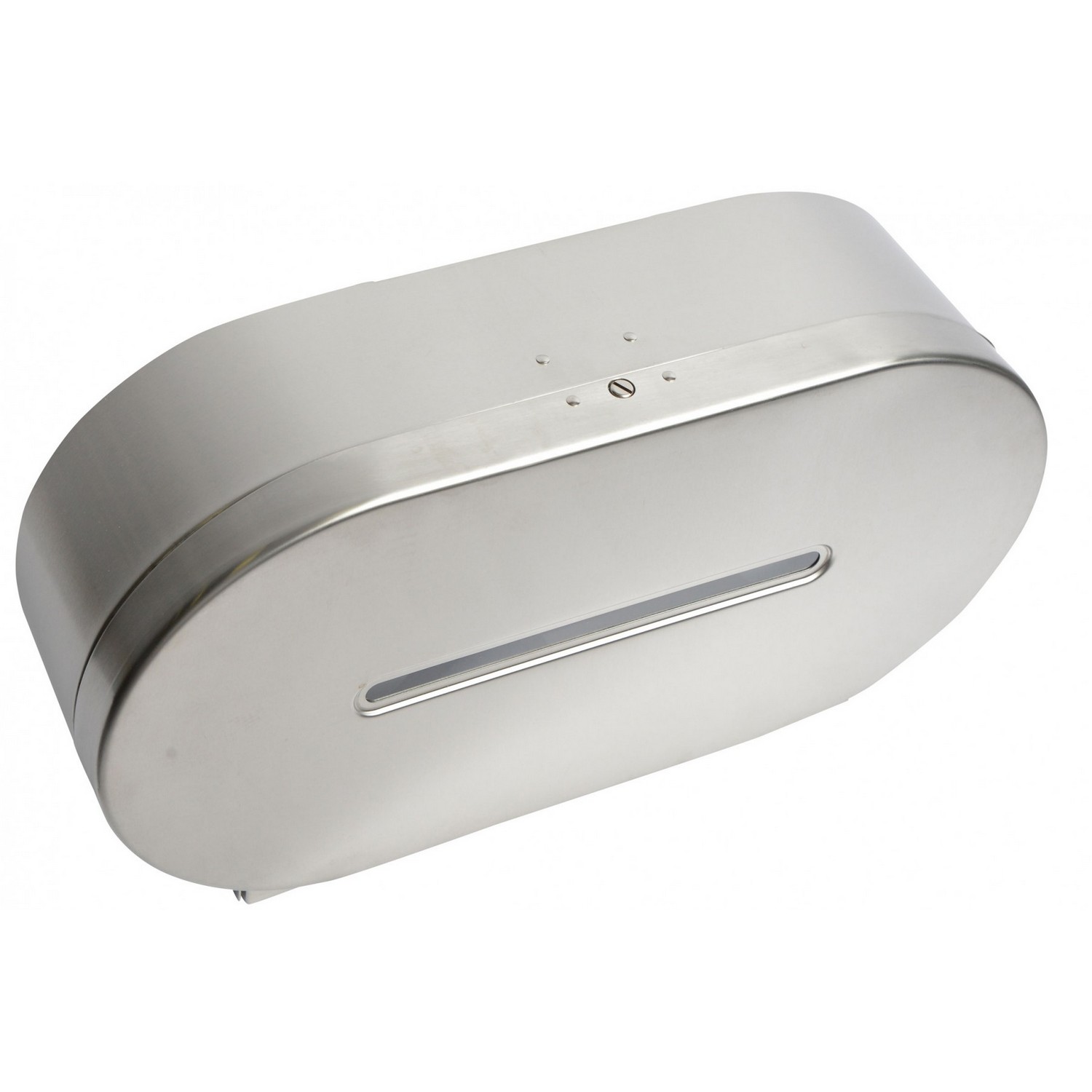 Janico 2513 Twin 9" Stainless Steel Toilet Paper Dispenser