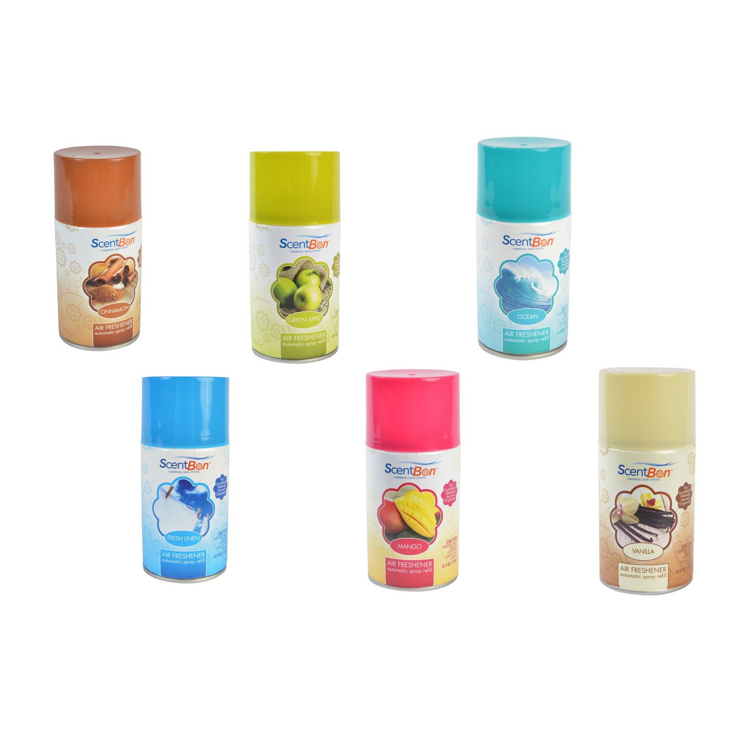 Janico 7207 Variety Pack 6.2 oz Aerosol Air Freshener