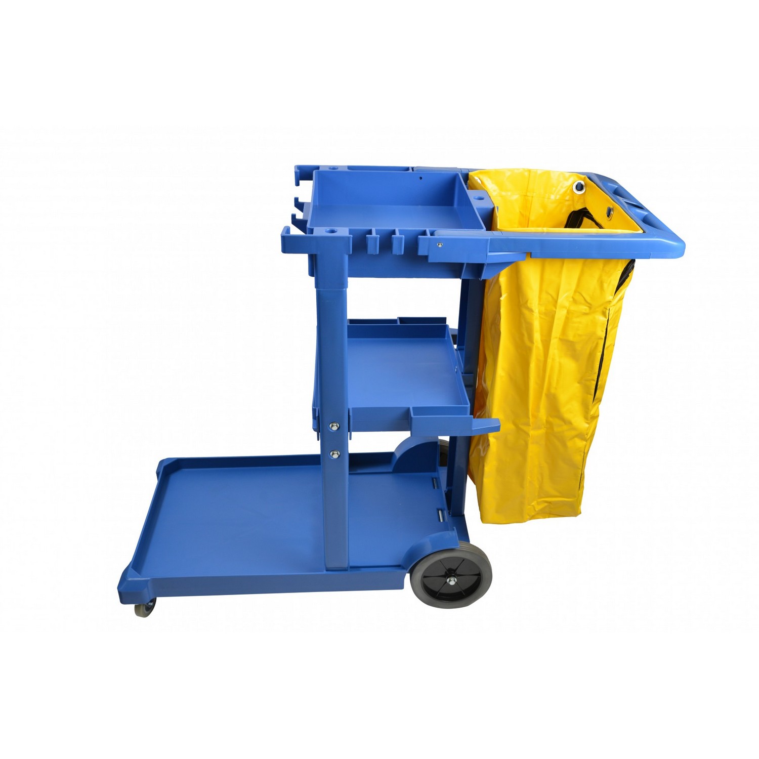 Janico 1050BL Janitor Cart Blue
