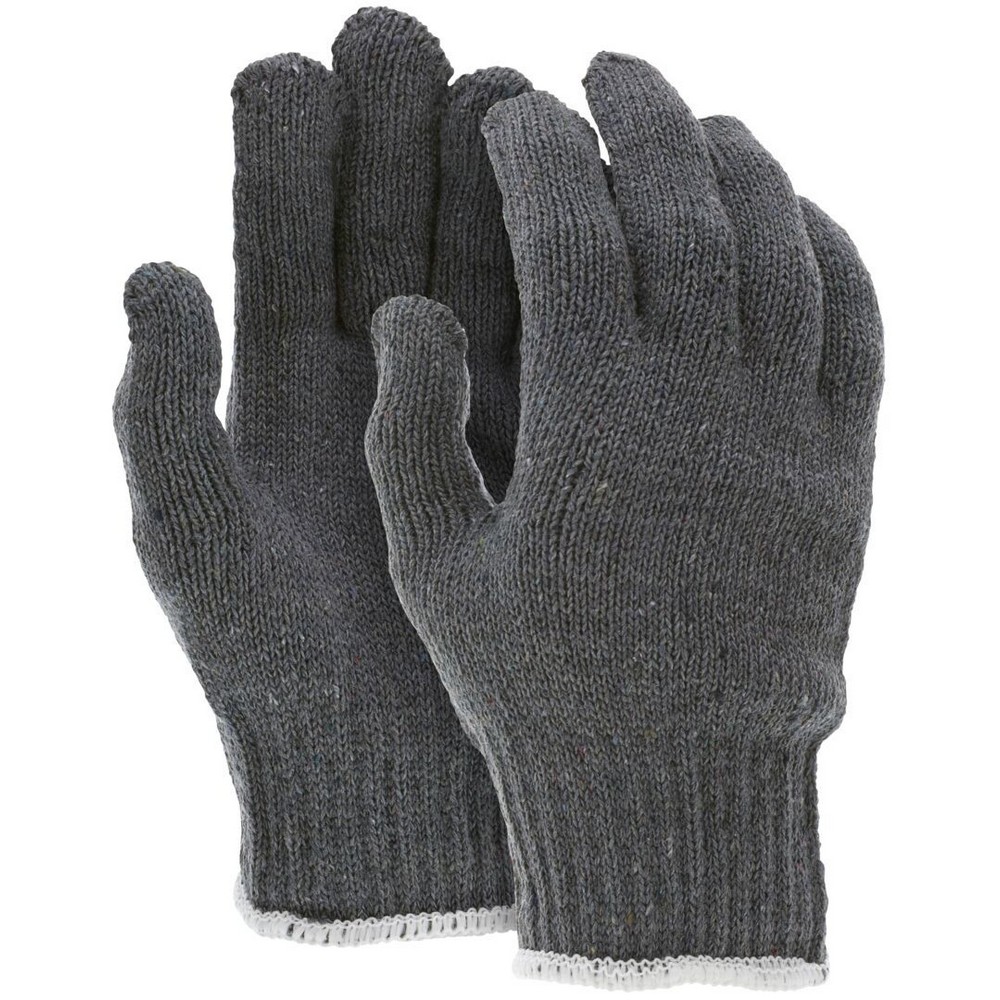 MCR Safety 9507 7 Gauge Heavy Weight String Knit, Gray 70% Cotton / 30% Polyester, Hemmed