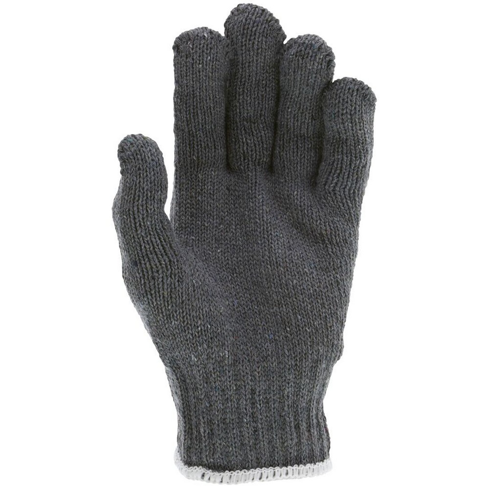 MCR Safety 9507 7 Gauge Heavy Weight String Knit, Gray 70% Cotton / 30% Polyester, Hemmed