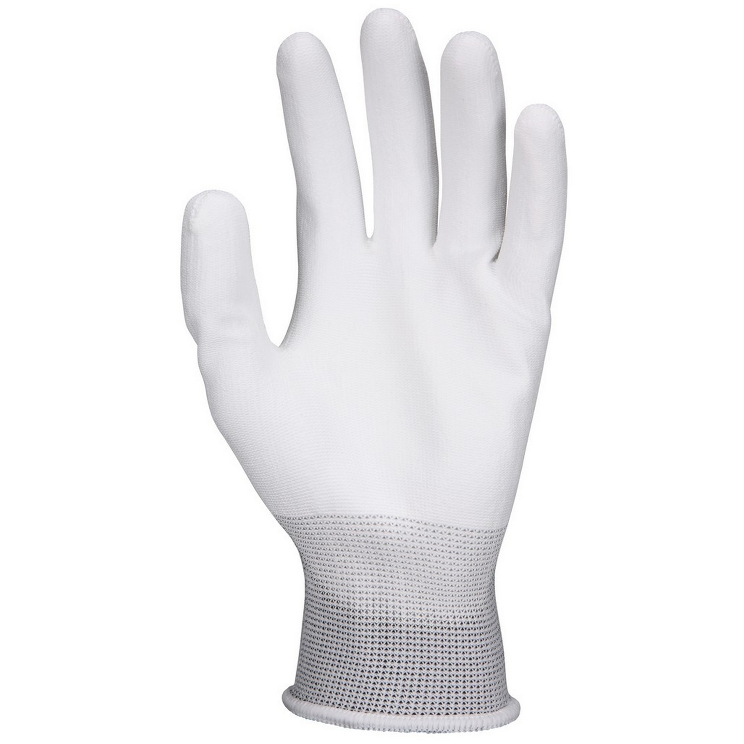 MCR Safety 9665XXS 13 Gauge White Nylon Shell, White PU Palm & Fingers