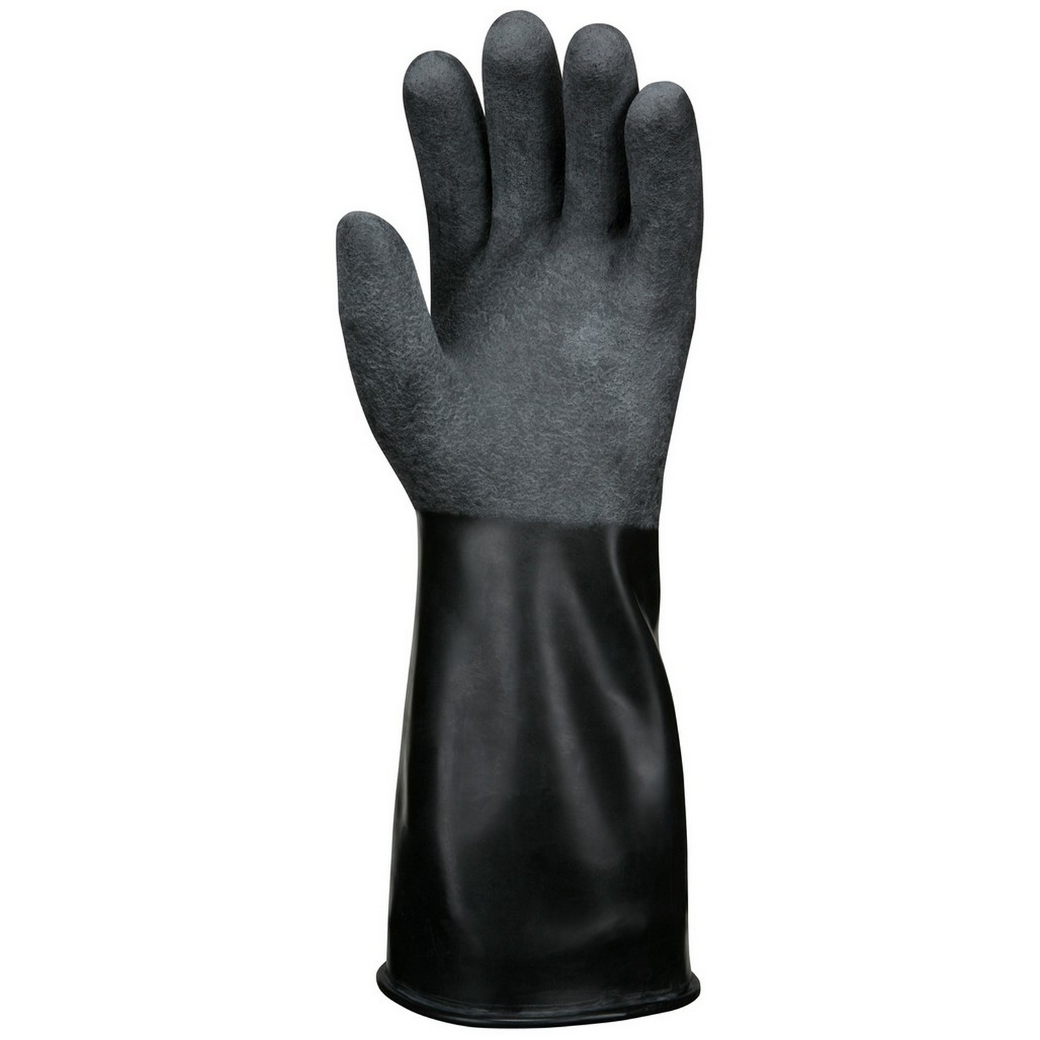 MCR Safety CP25RS Butyl Rubber 25 mil Rough Finish, Gauntlet Rolled Cuff 14" Length