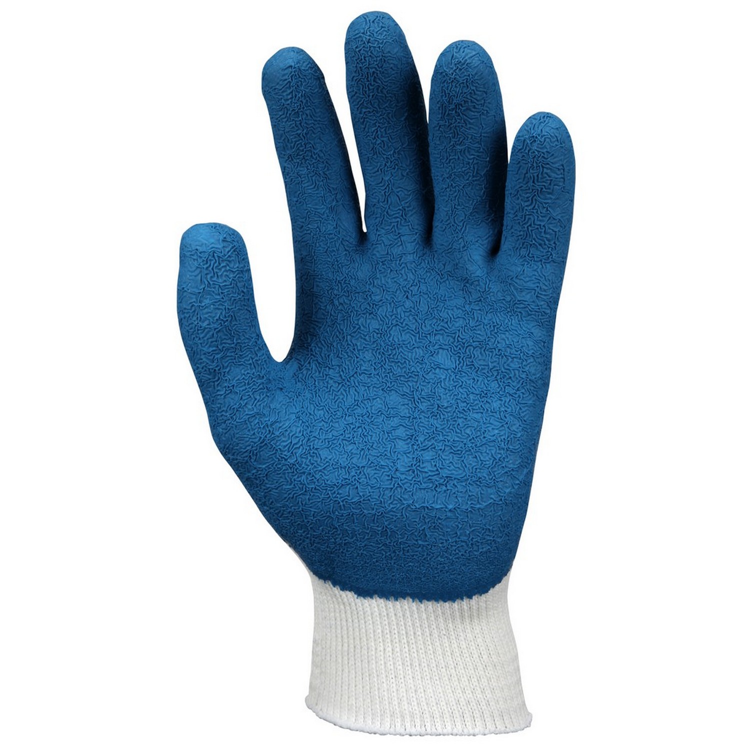 MCR Safety FG305S FlexGuard 10 Gauge Cotton/Polyester, Blue Latex over the Knuckle Dip