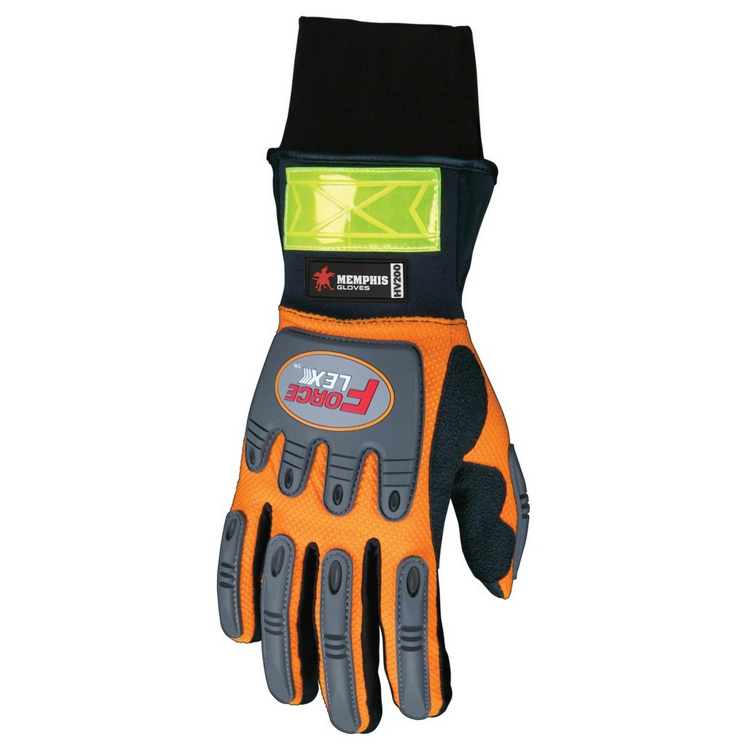 MCR Safety HV200M Forceflex Multi-Task, 40g Thinsulate, Clarino Leather, Rough Kevlar Palm /EVA padding