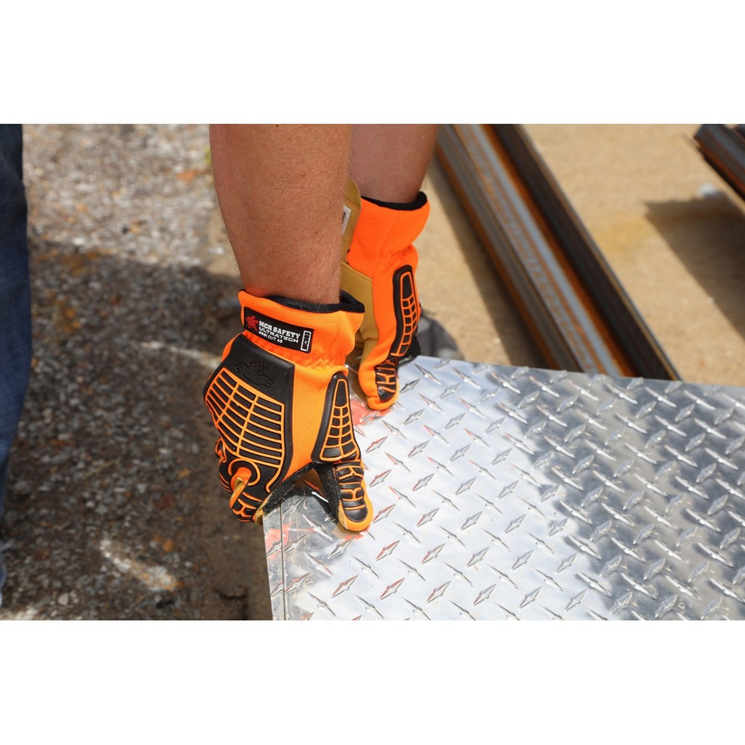 MCR Safety MC503M UltraTech multi-task, Goatskin Palm, Diamond Tech lined, cut resistant