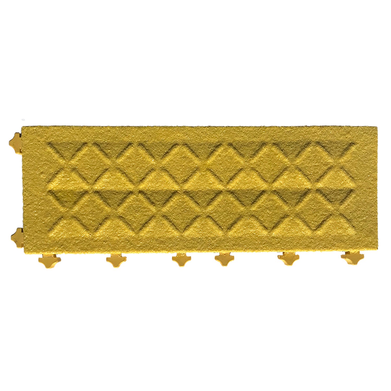 Ergo Advantage AG7-Y 6" Closed Yellow Grit Tile