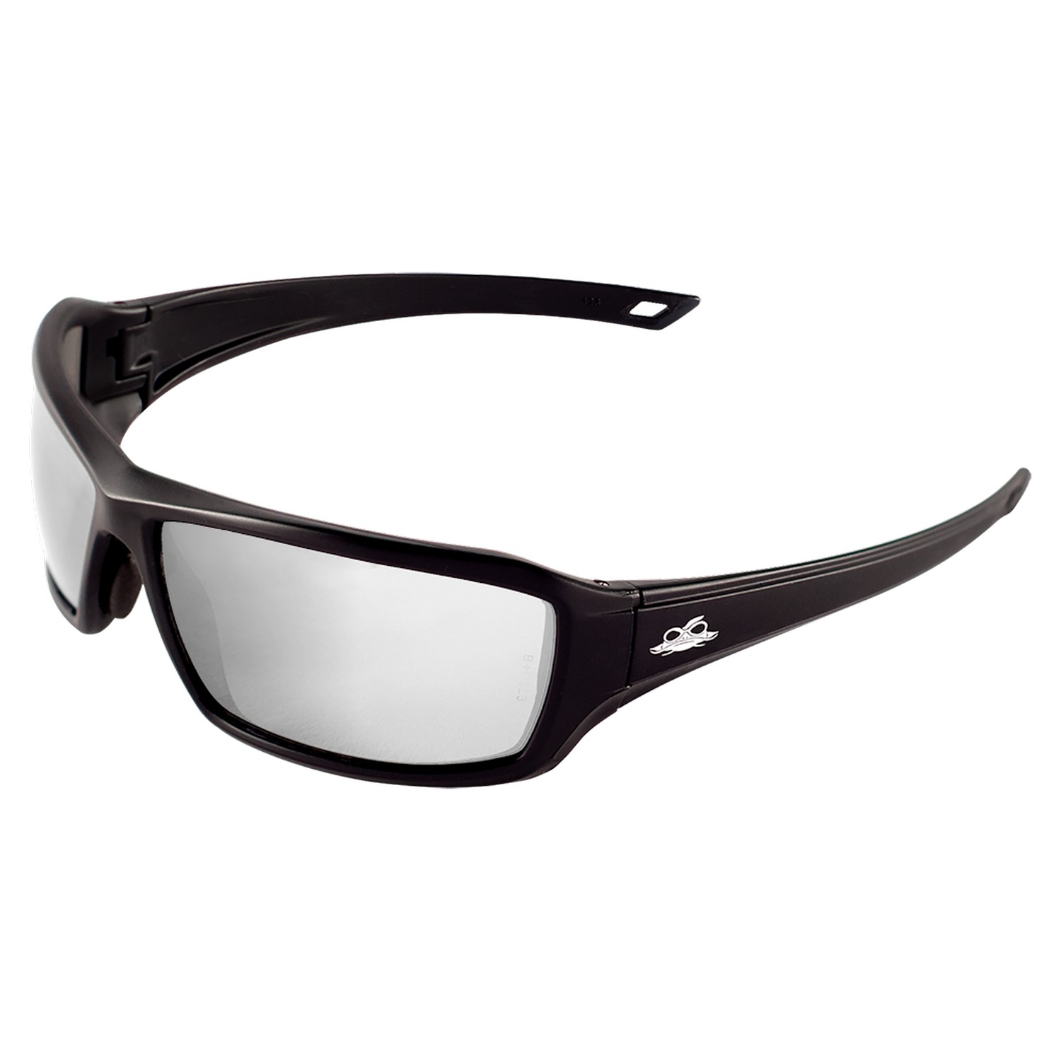 Bullhead Safety BH1567AF - Walleye Silver Mirror Anti-Fog Lens Safety Glasses