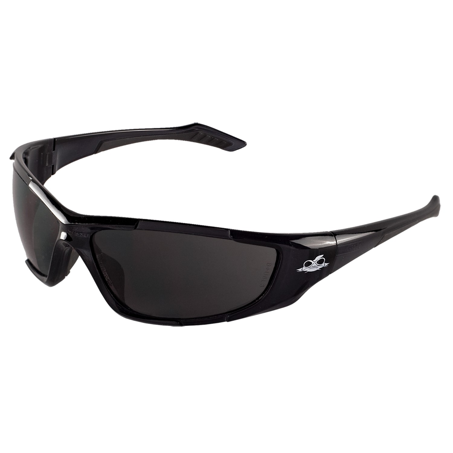 Bullhead Safety BH1233AF - Javelin Smoke Anti-Fog Safety Glasses